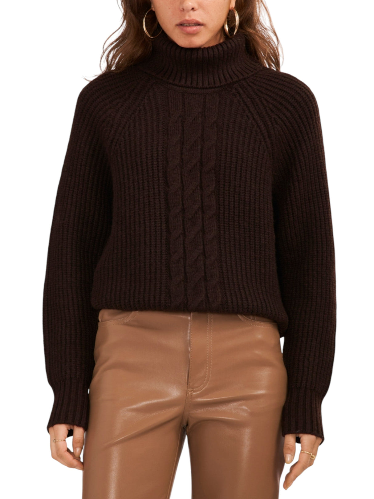 Image for Women's Knitted Sweaters,Brown