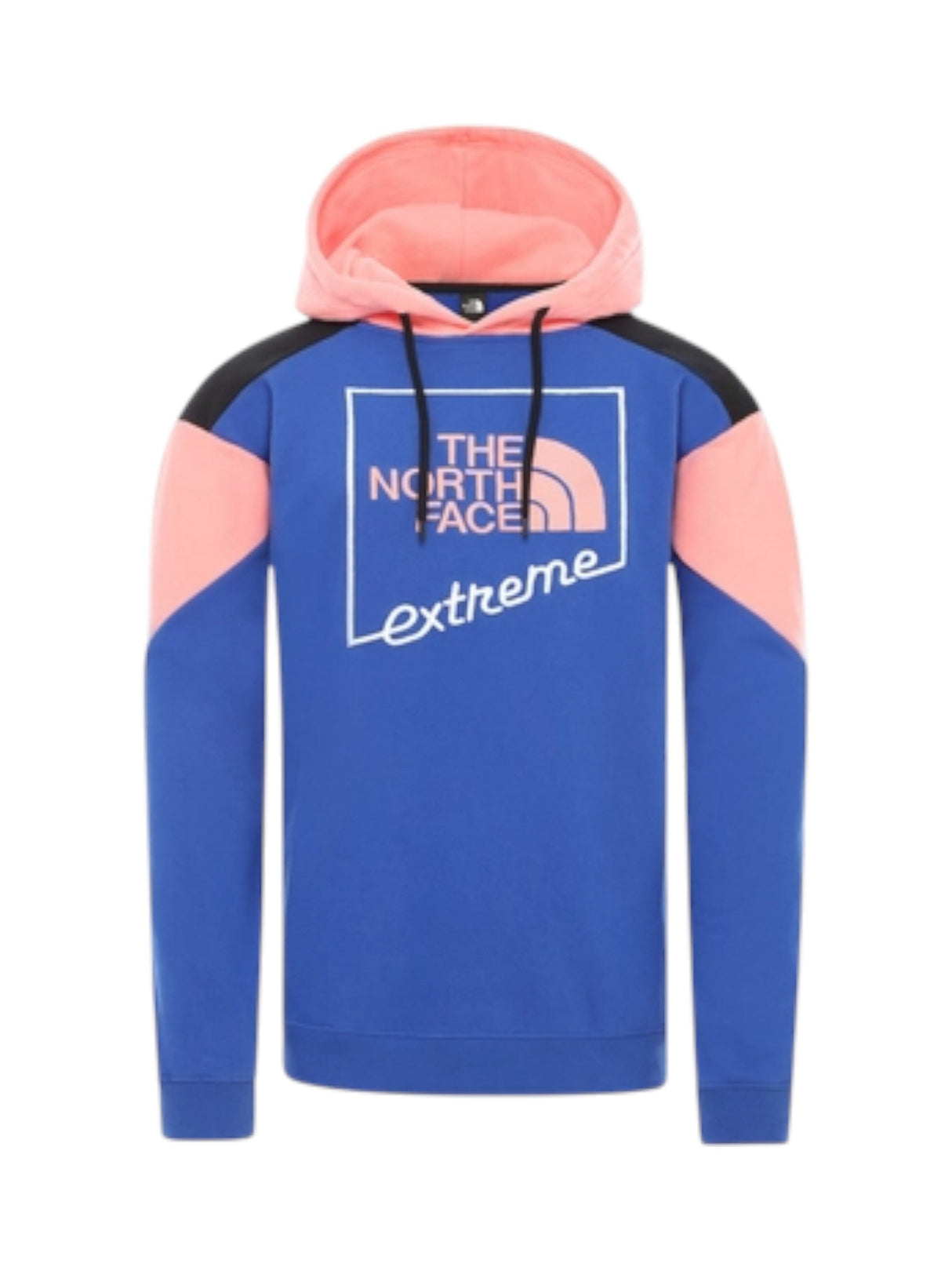 Image for Men's Brand Logo Embroidered Colorblocked Hoodie,Multi