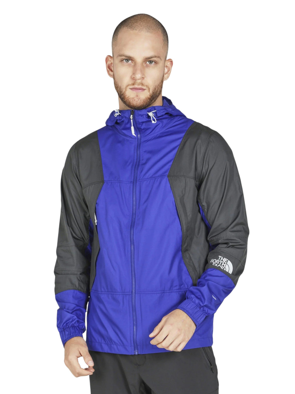 Image for Men's Colorblocked Jacket,Blue/Black