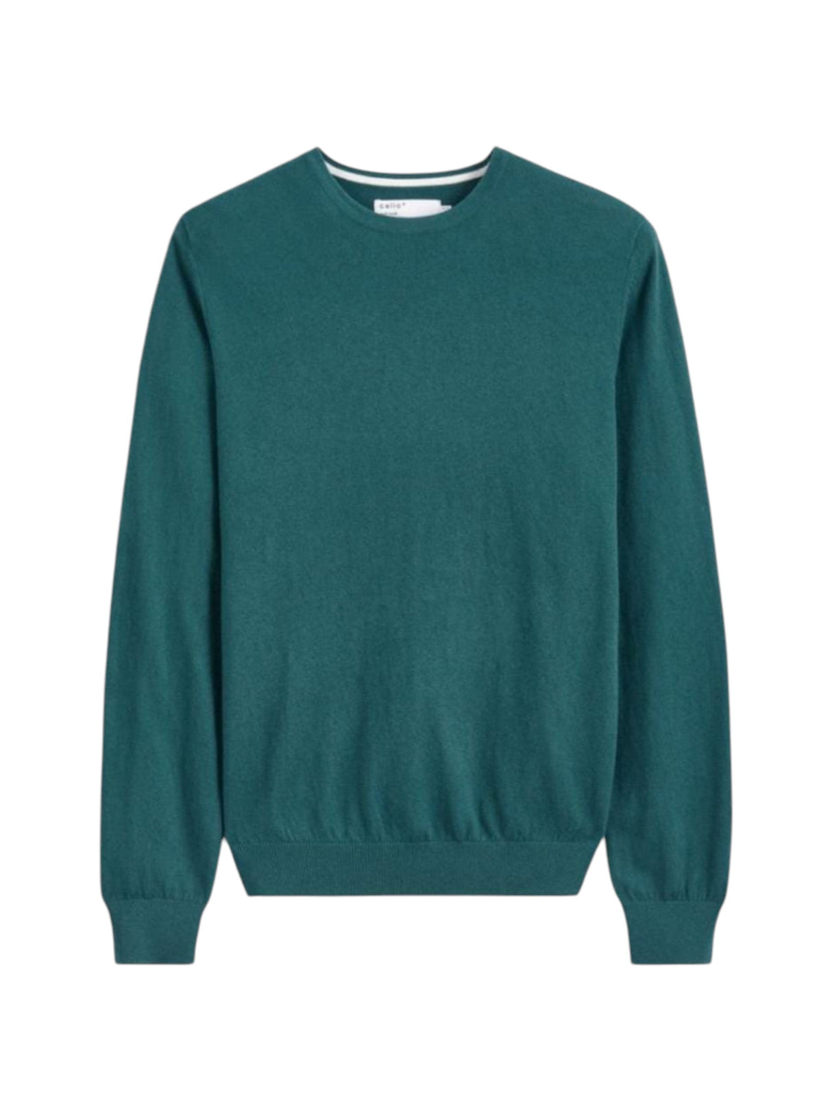 Image for Men's Plain Solid Sweaters,Teal