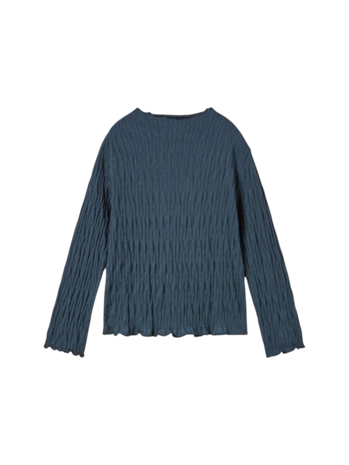 Image for Kids Girl's Textured Top,Navy