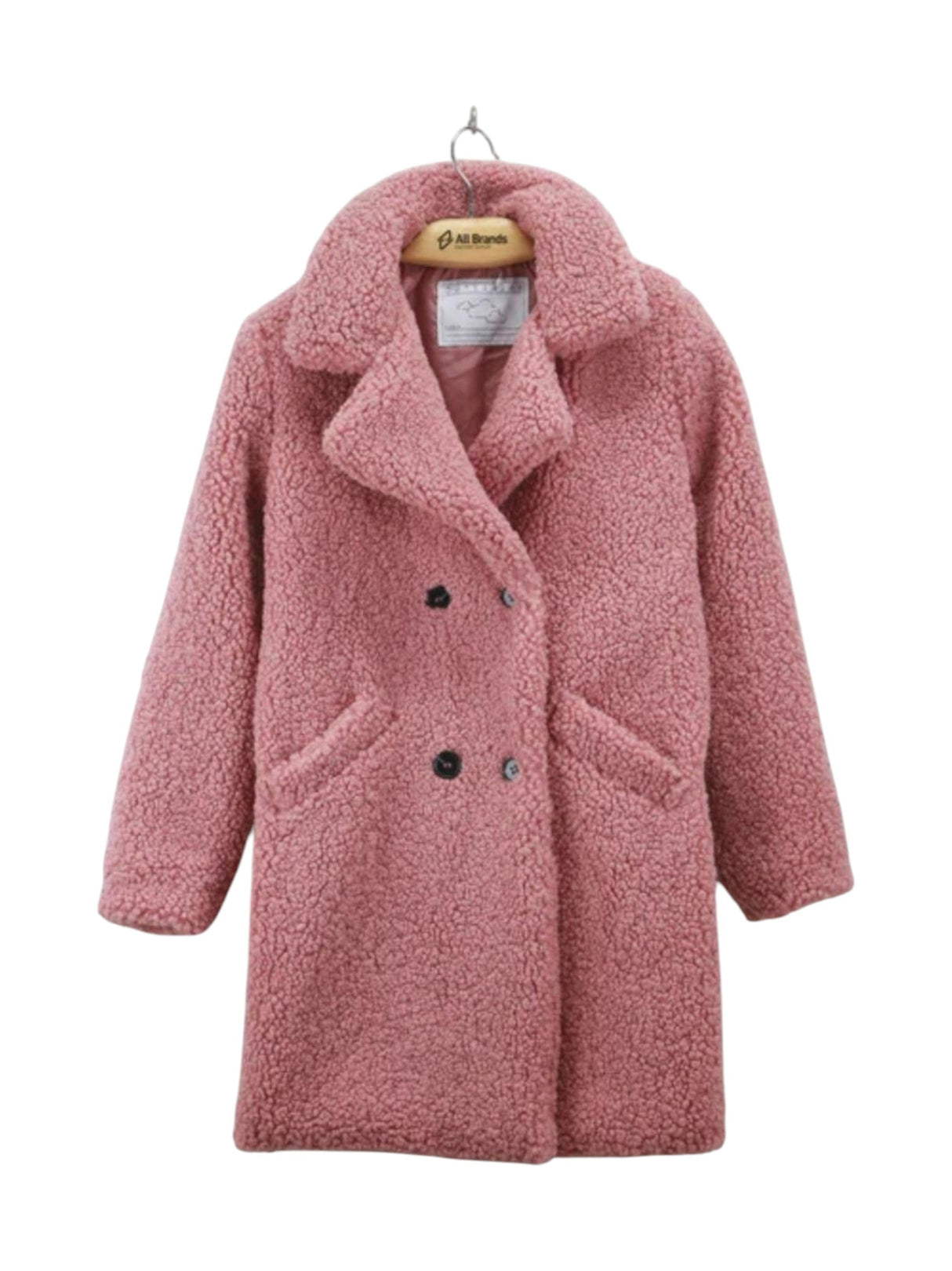 Image for Kids Girl's Faux Fur Jacket,Pink