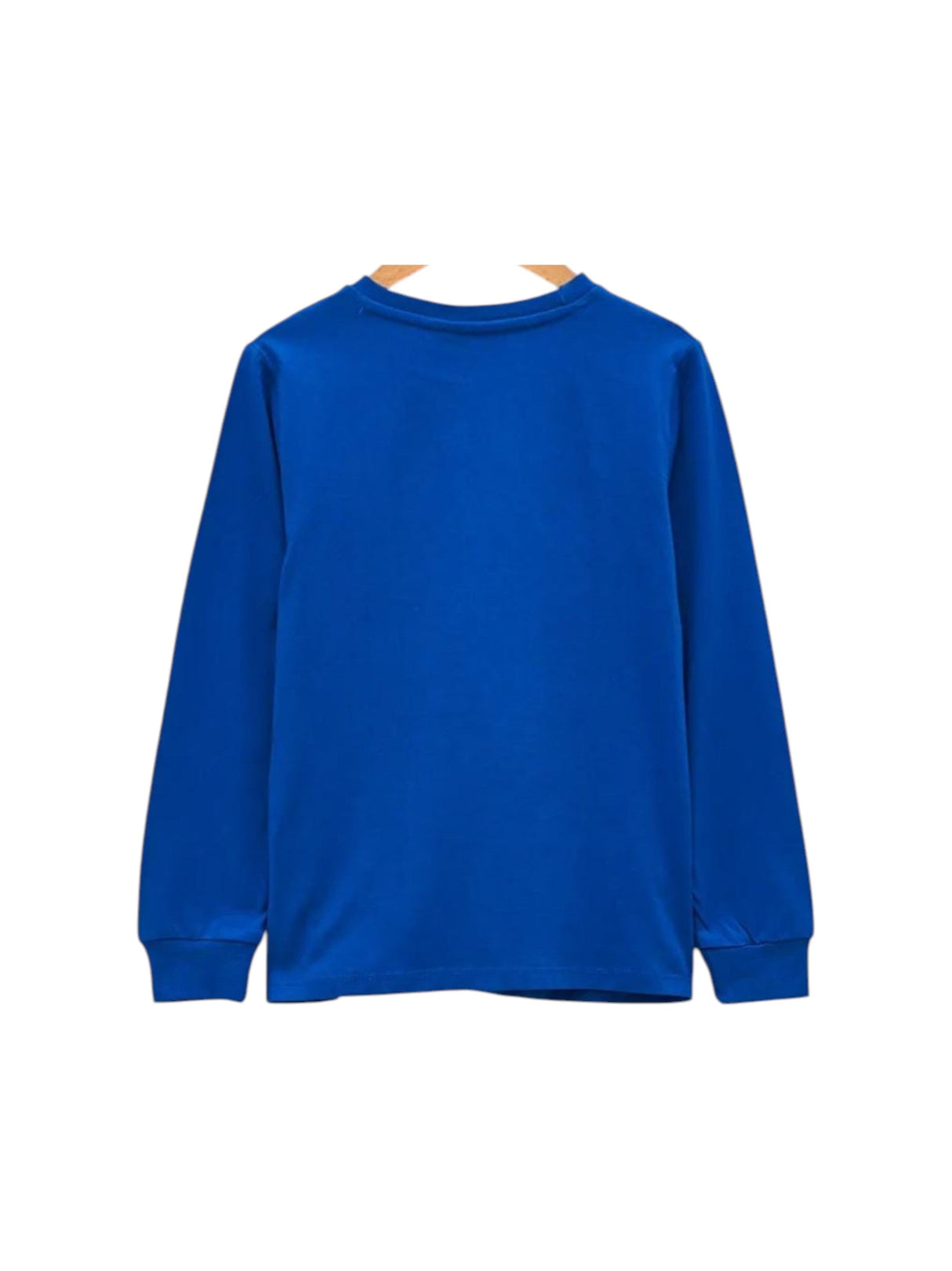 Image for Kids Boy's Back Brand Logo Printed Top,Blue