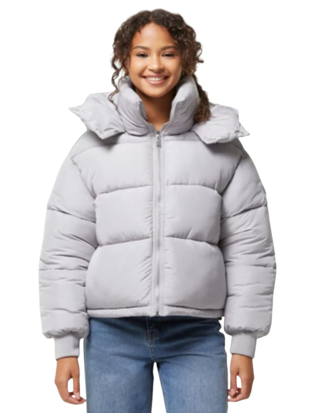 Image for Women's Quilted Jacket,Grey