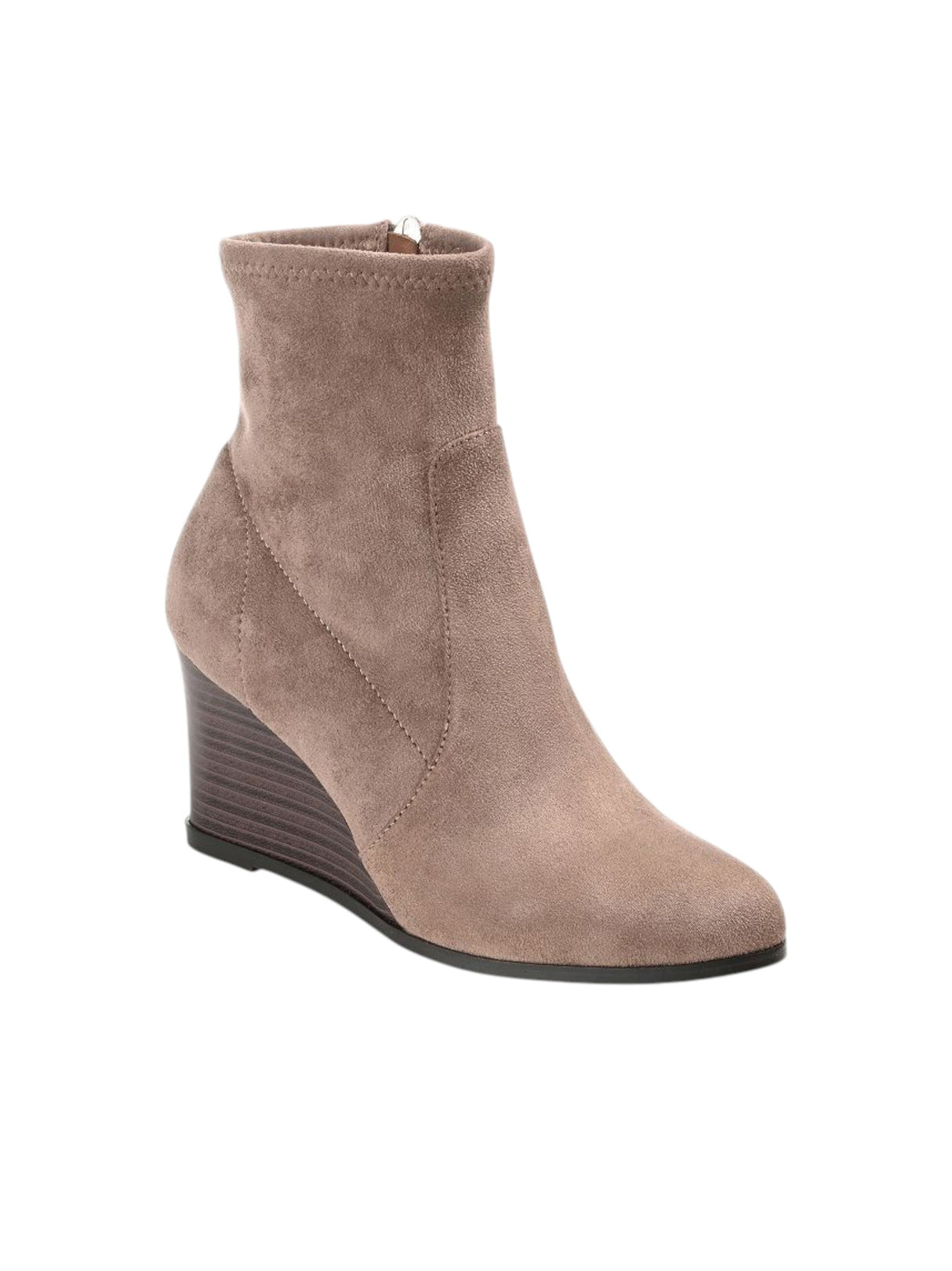 Image for Women's Plain Ankle Boots Heels,Taupe