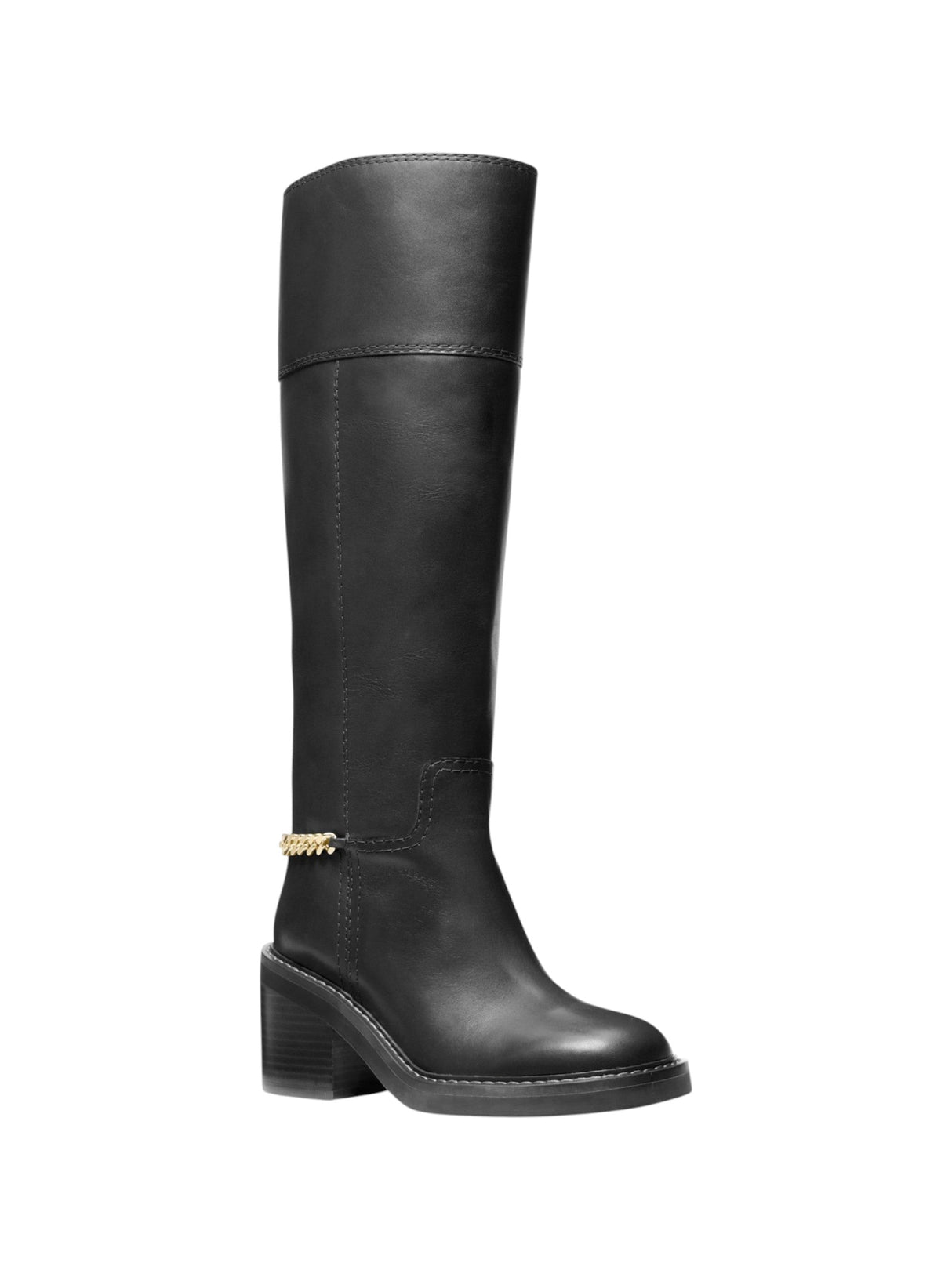 Image for Womne's Plain Knee High Boots,Black