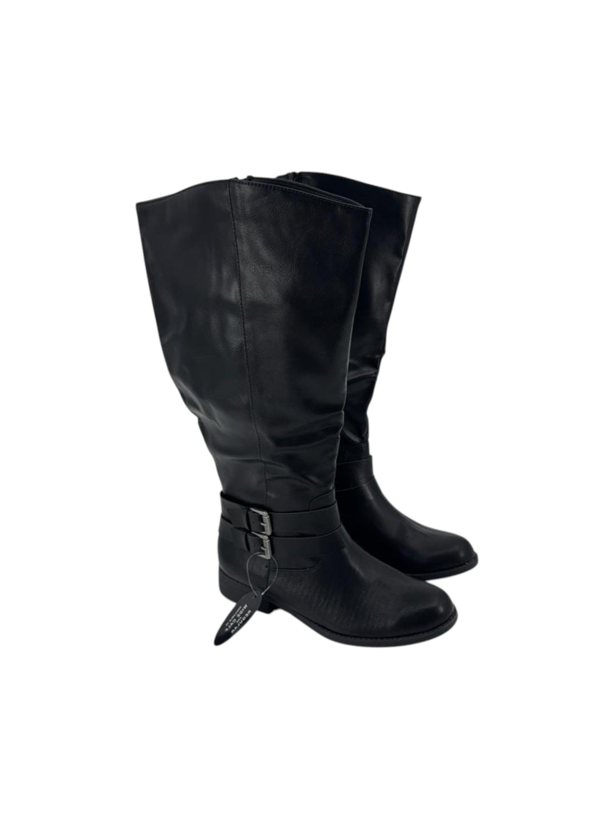 Image for Women's Plain Knee High Boots,Black