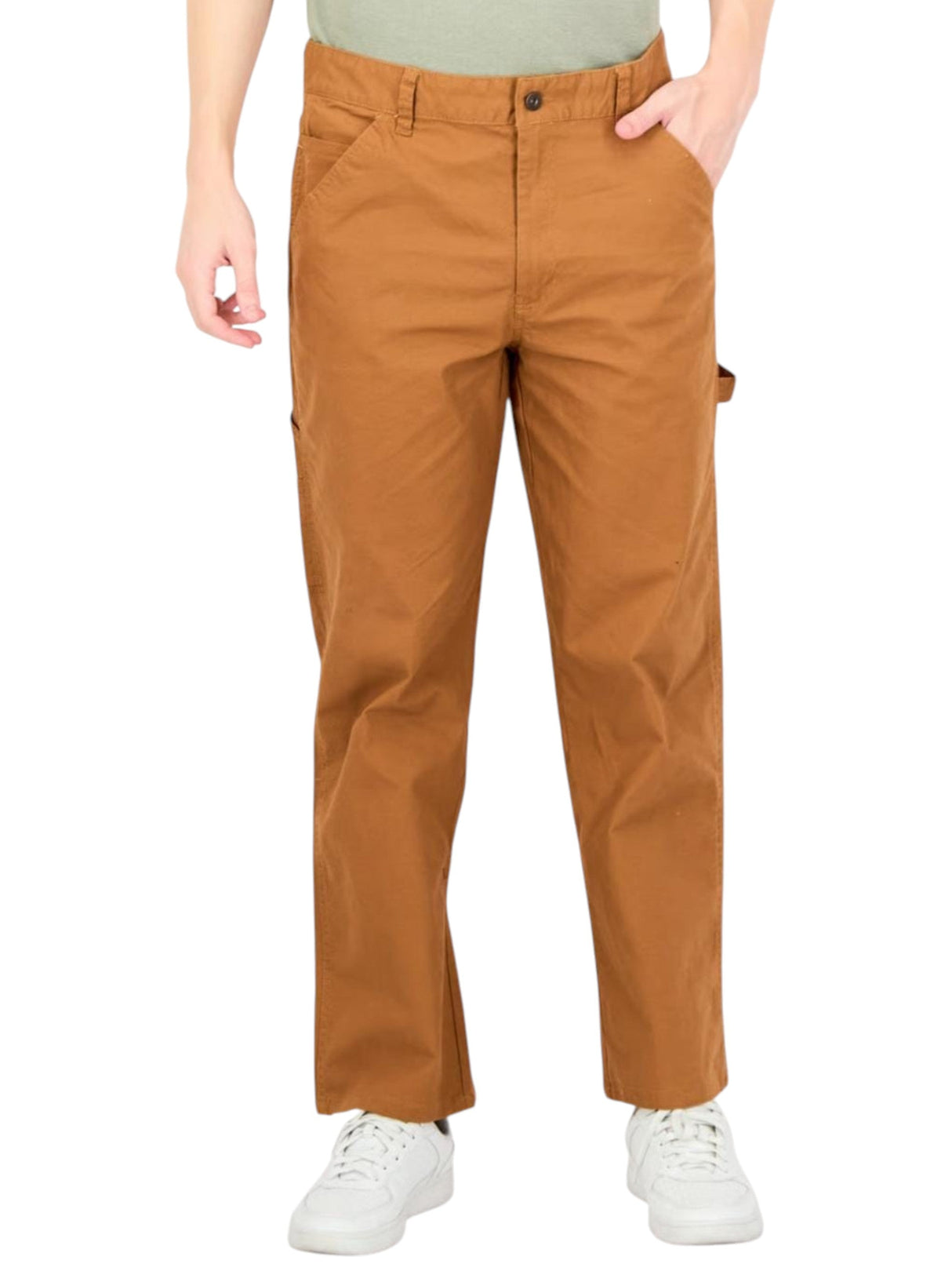 Image for Men's Plain Casual Pant,Brown