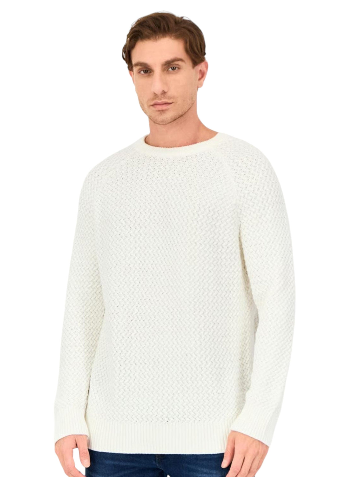 Image for Men's Knitted Sweaters,White