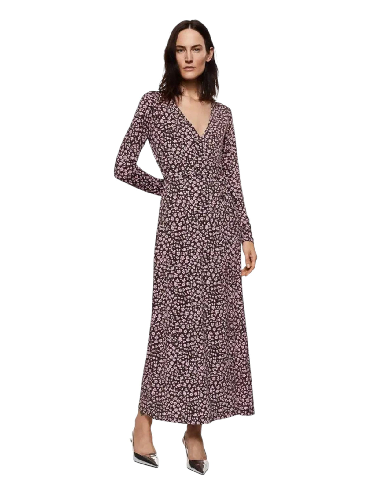 Image for Women's Floral Printed Dress,Pink