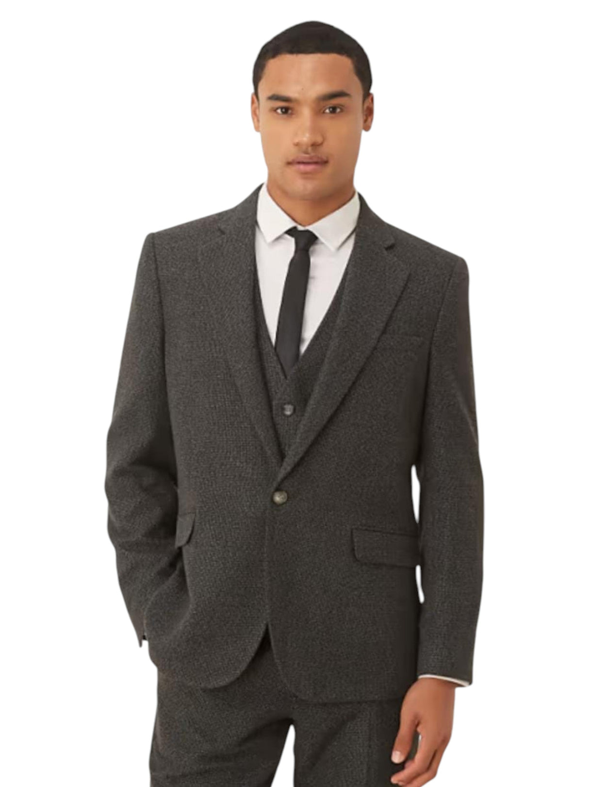 Image for Men's Heather Blazer,Grey