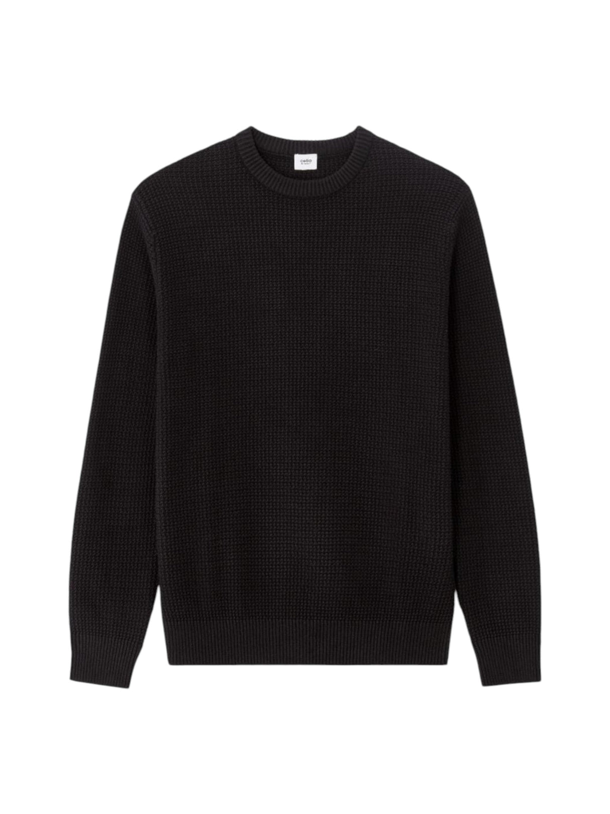 Image for Men's Knitted Sweaters,Black