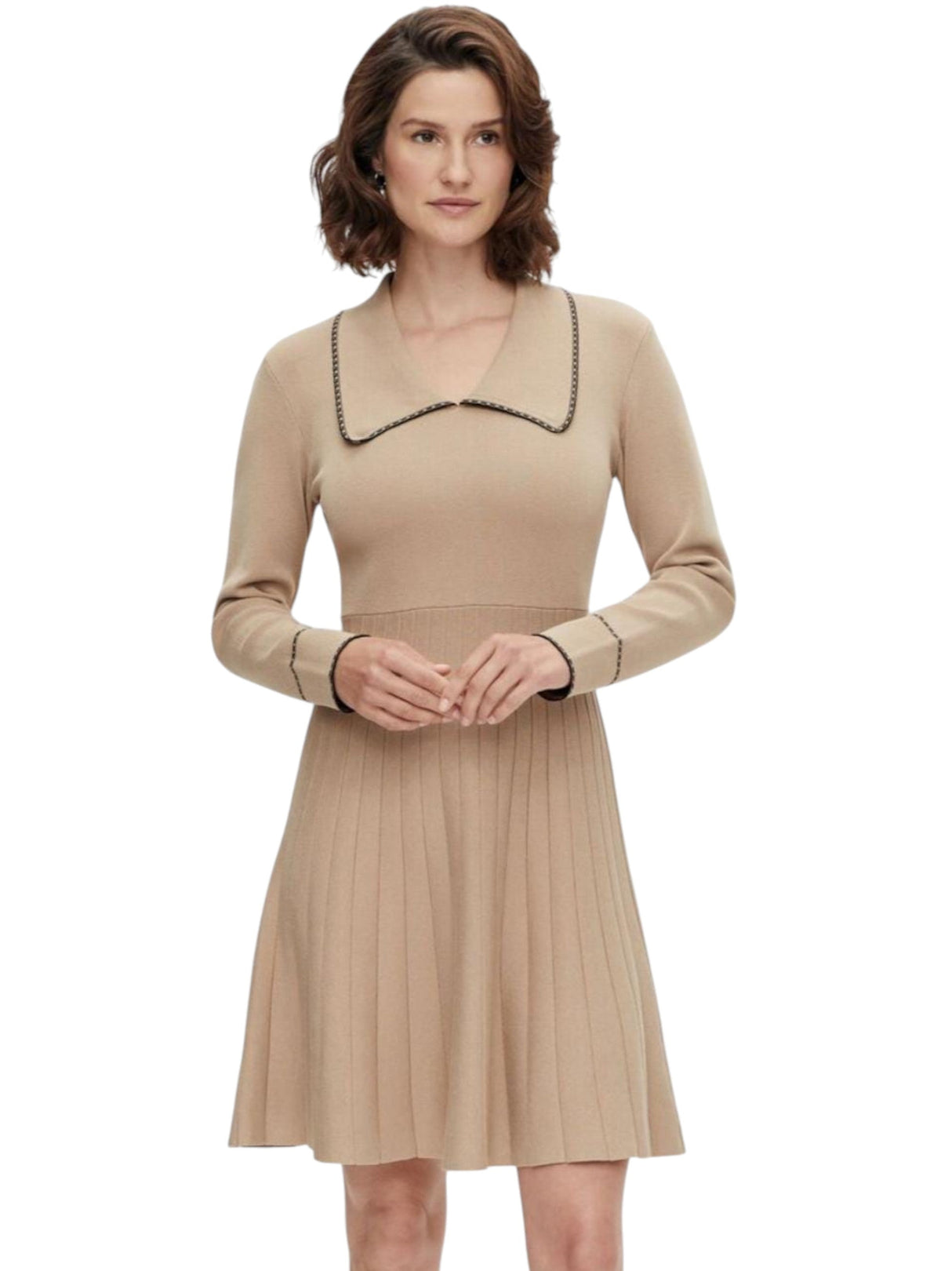 Image for Women's Knitted Dress,Beige