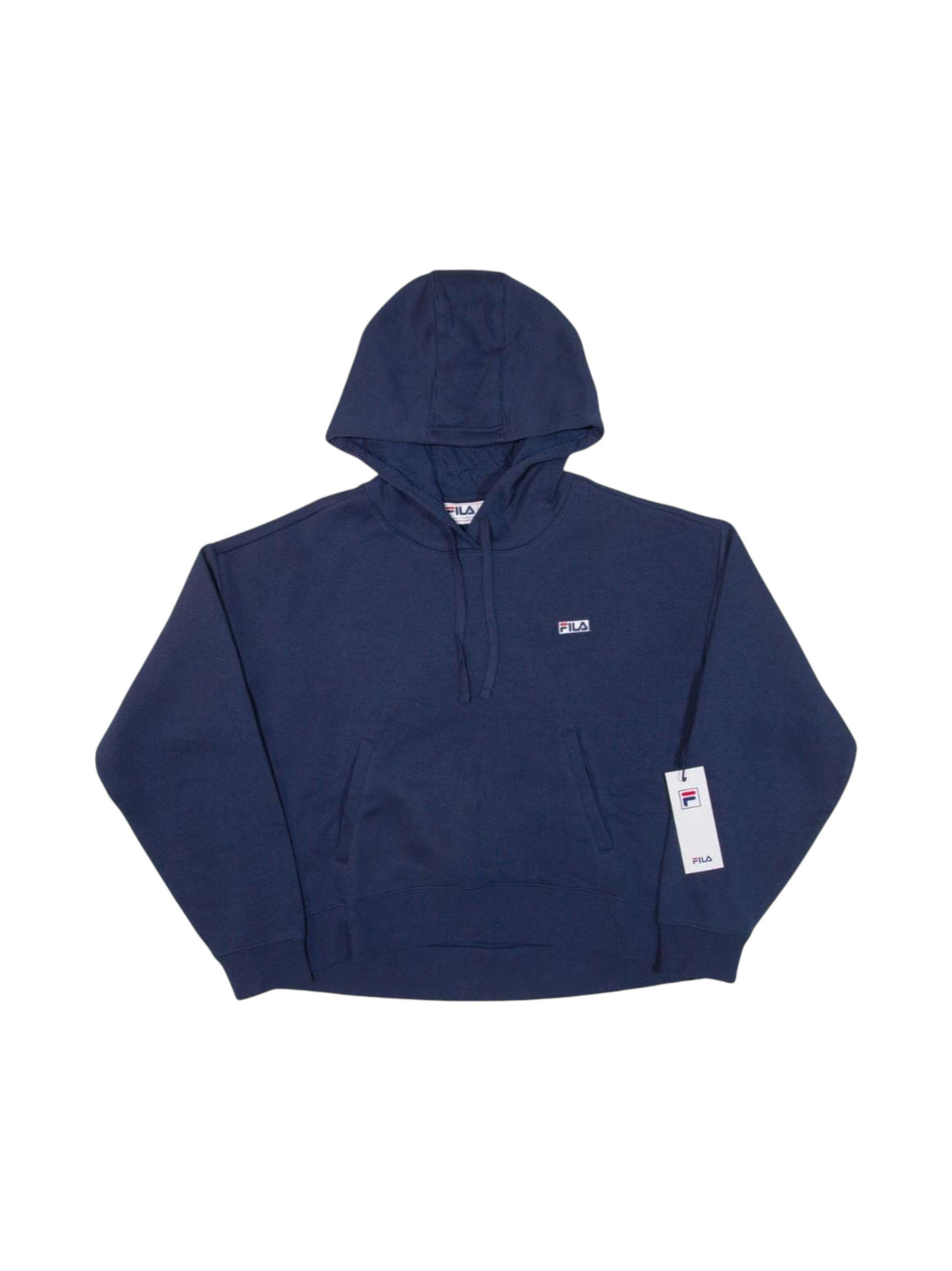 Image for Women's Plain Solid Hoodie,Navy