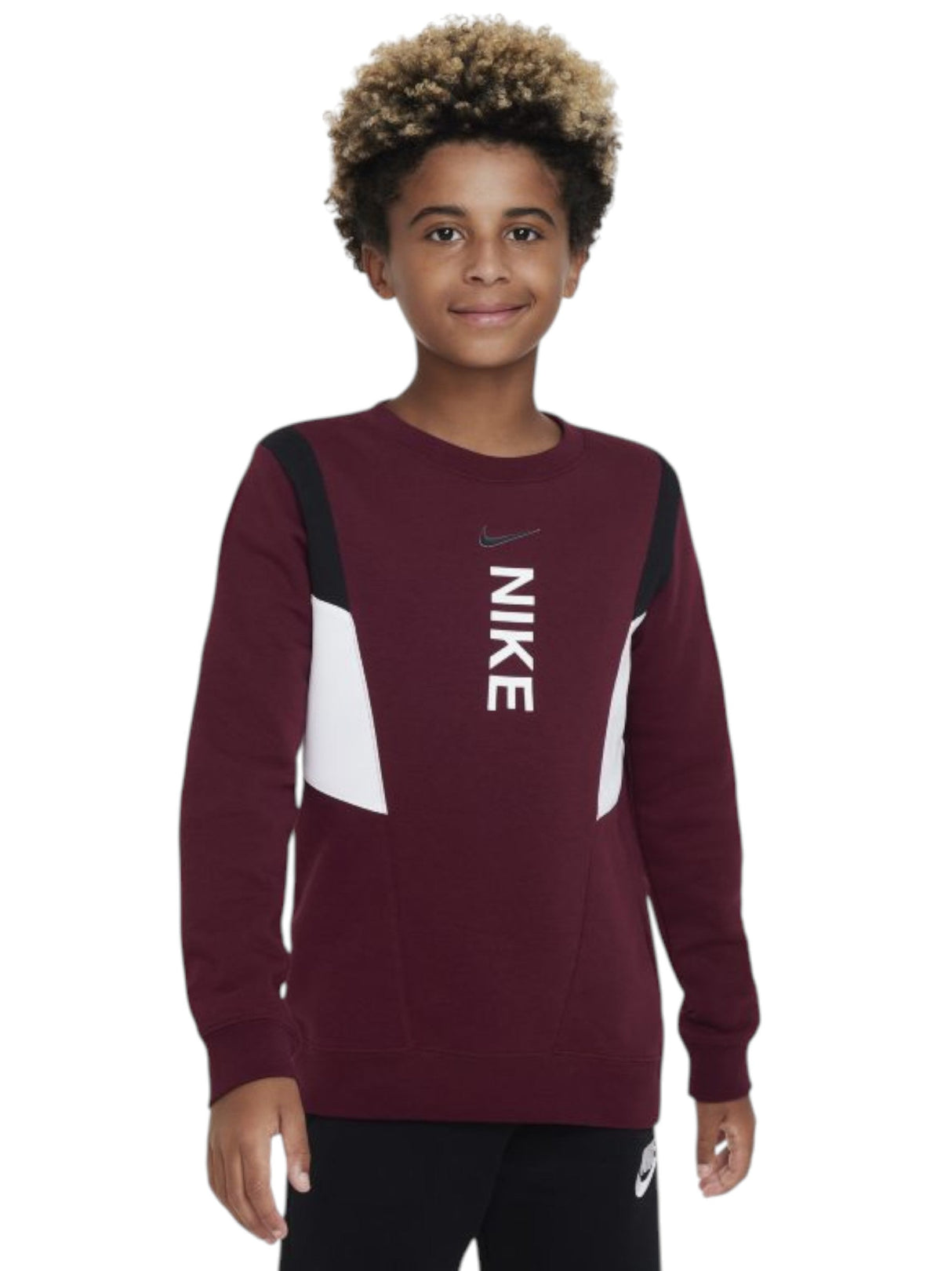 Image for Kids Boy's Colorblocked Sweaters,Burgundy