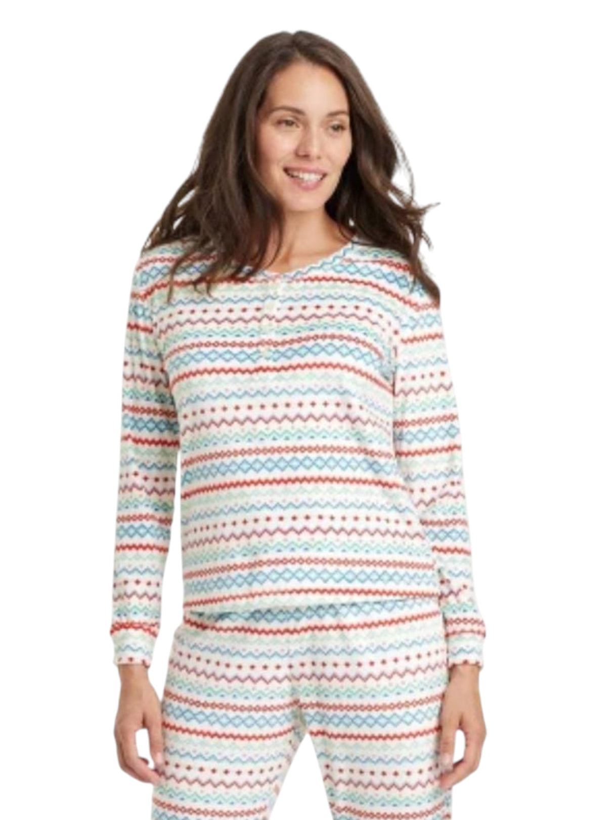 Image for Men's Graphic Printed Sleepwear Top,White