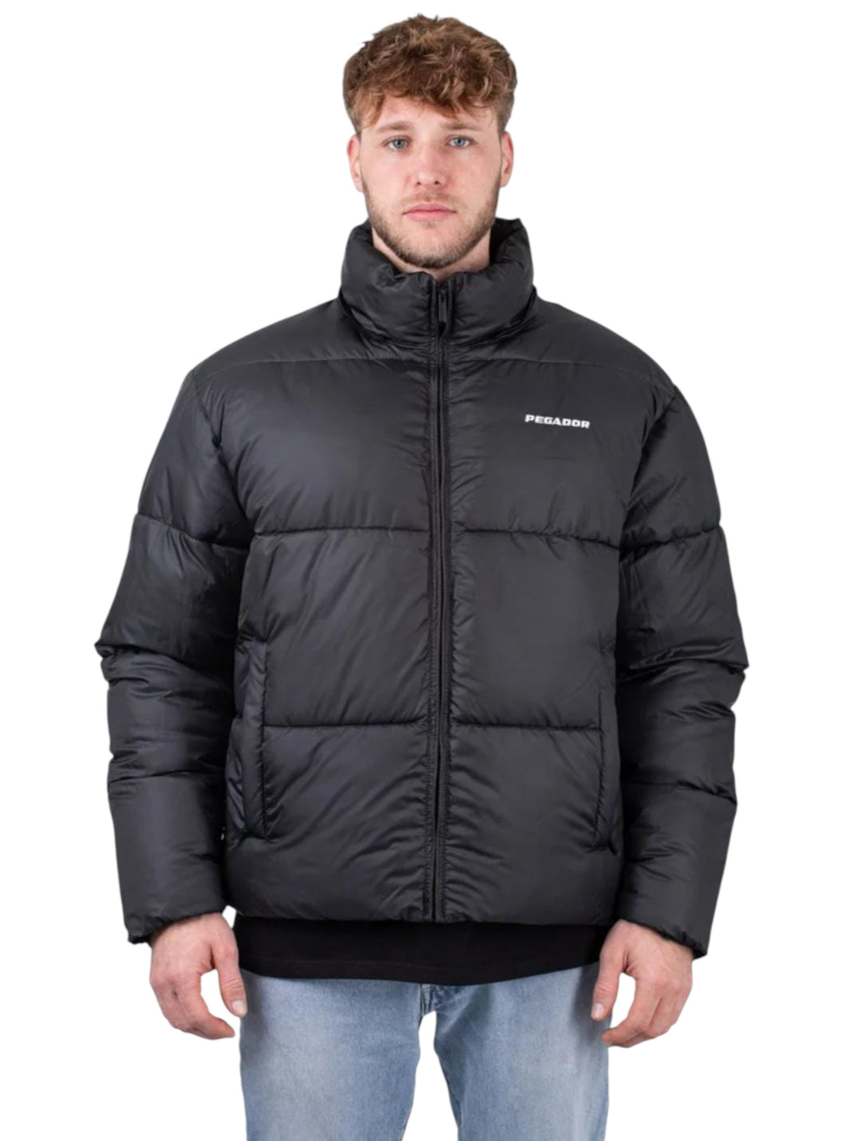 Image for Men's Quilted Jacket,Black