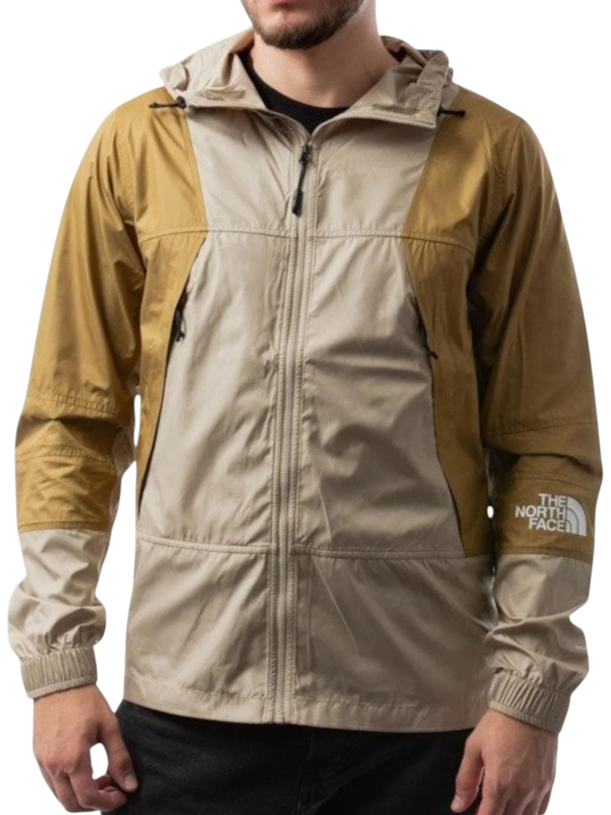 Image for Men's Colorblocked Jacket,Khaki