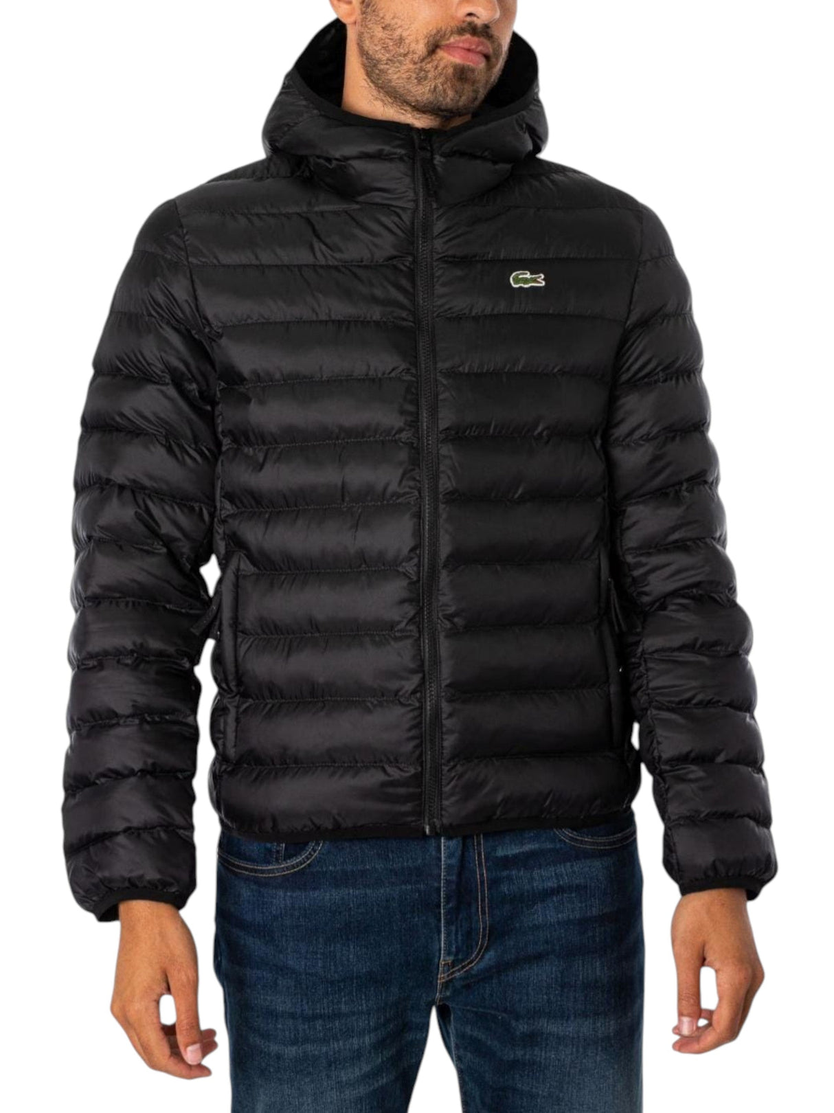 Image for Men's Quilted Jacket,Black