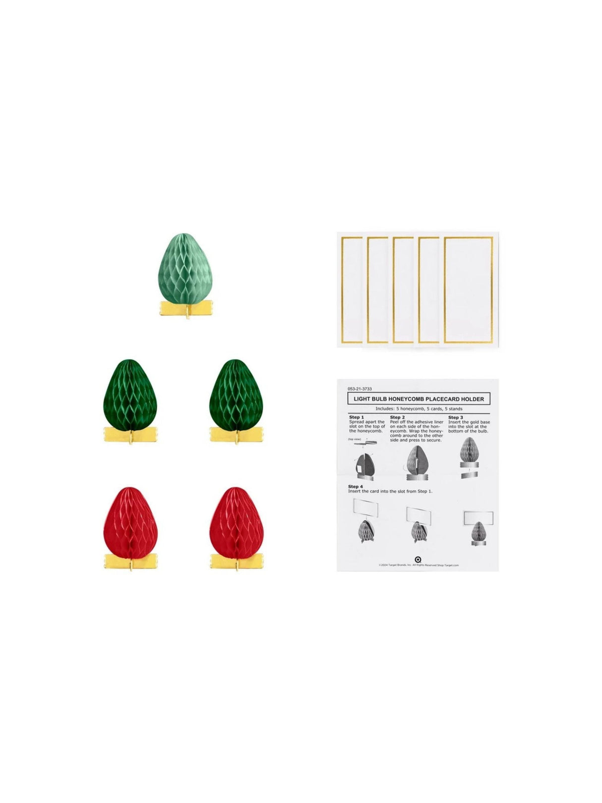 Image for Honeycomb Placecard Holders