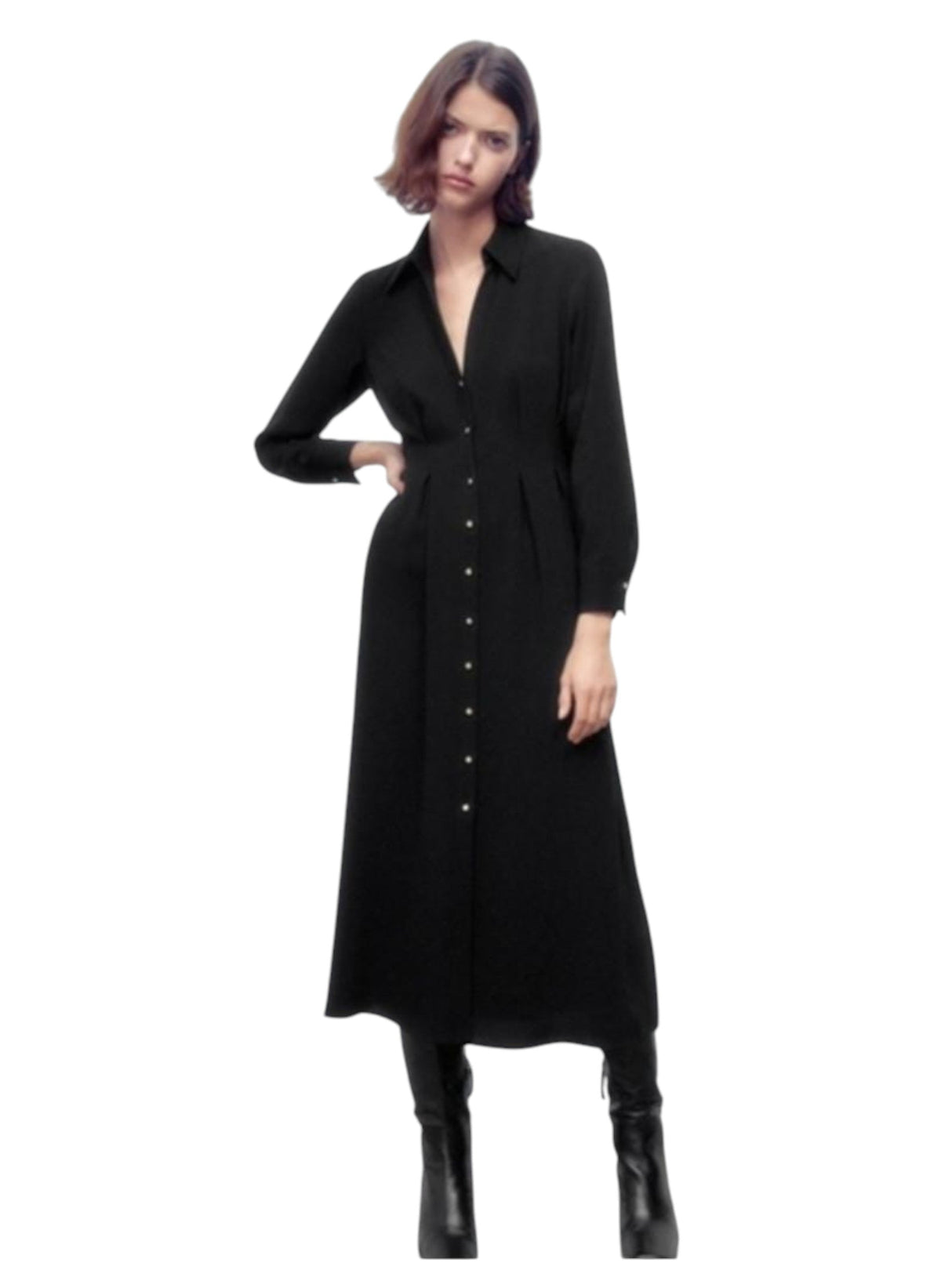 Image for Women's Plain Dress,Black