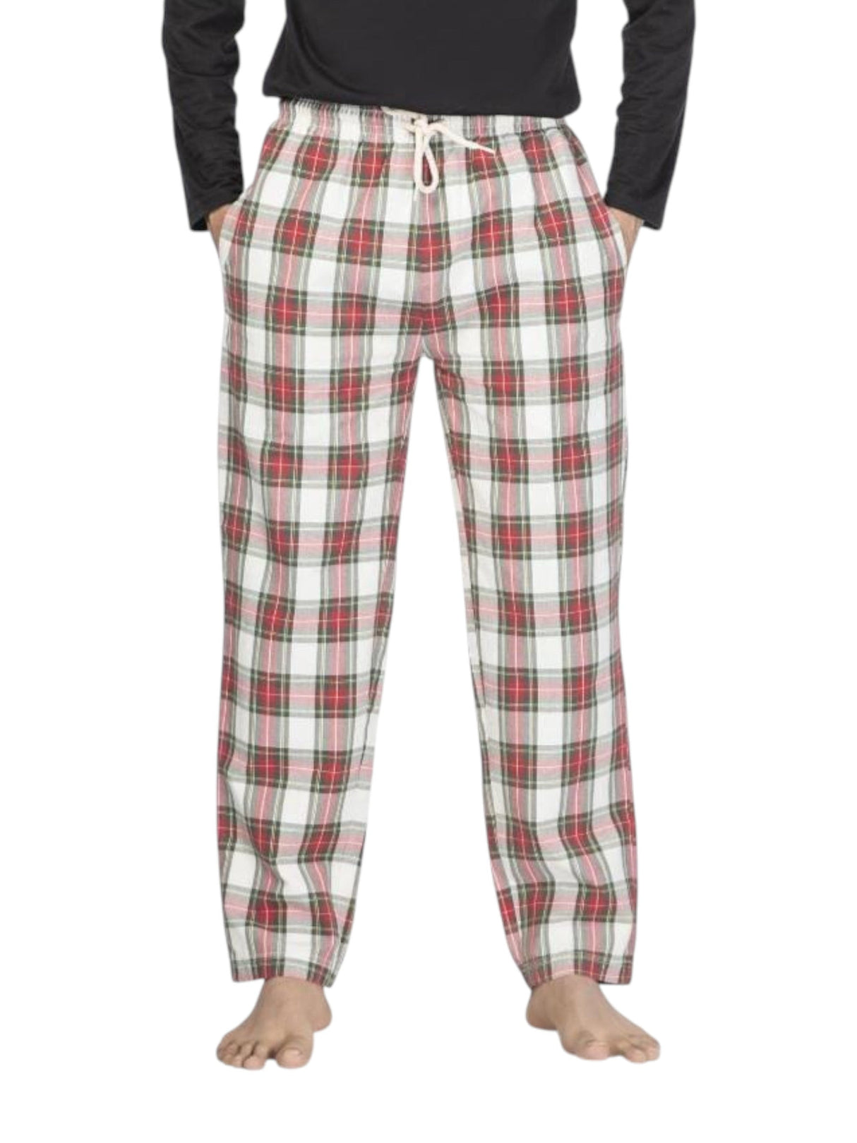 Image for Men's Plaid Sleepwear Pant,Red