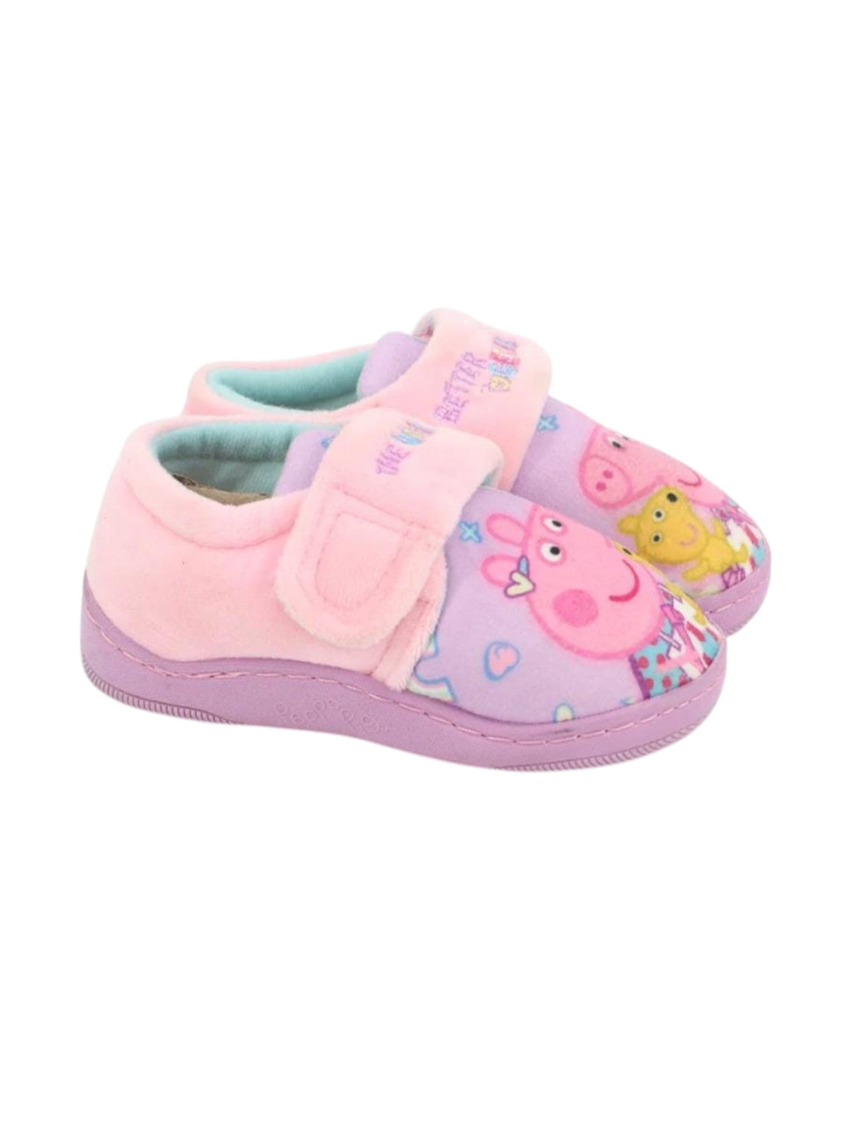 Image for Kids Girl's Printed Slippers,Purple