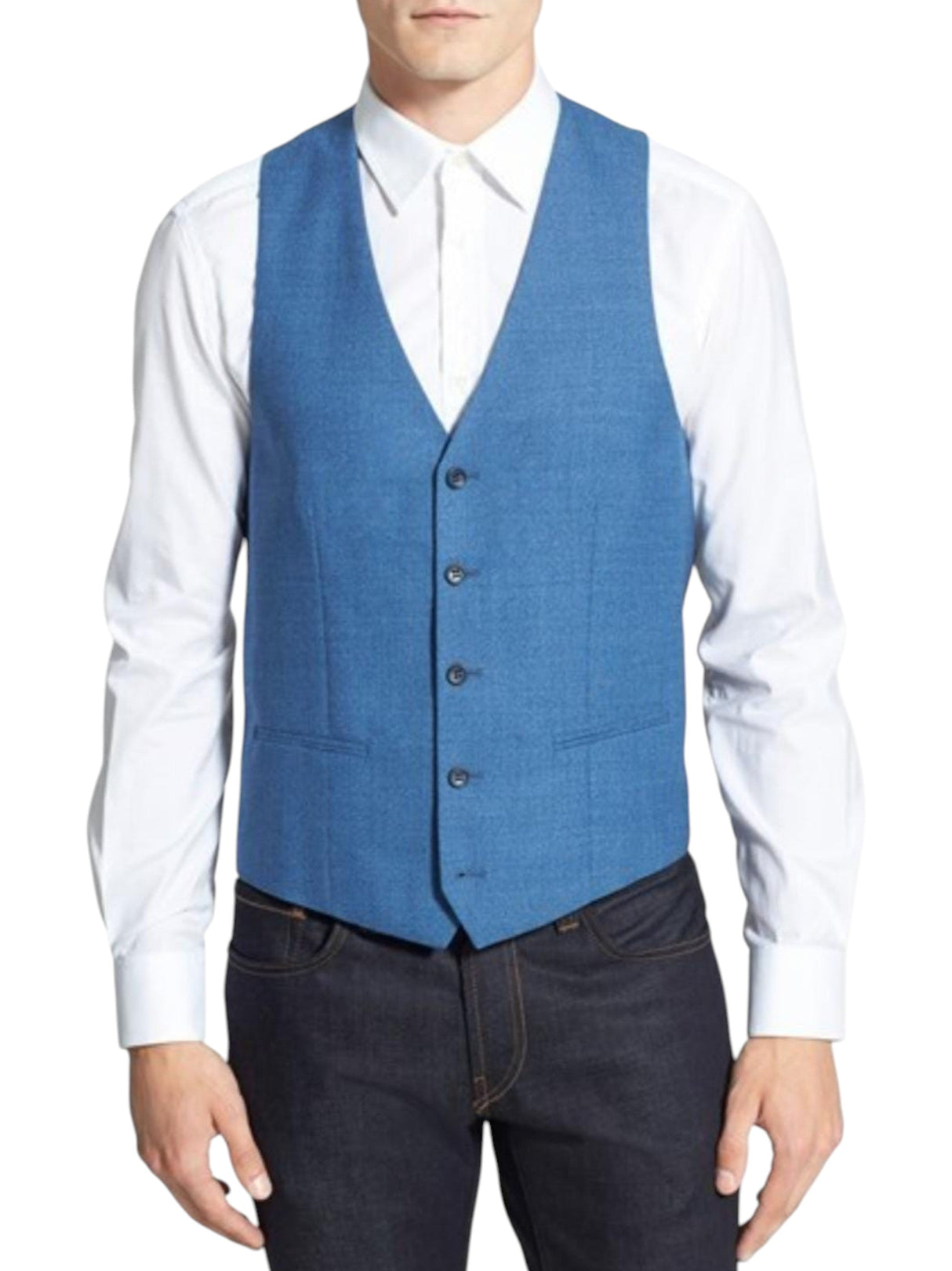 Image for Men's Heather Vest,Blaue/Navy