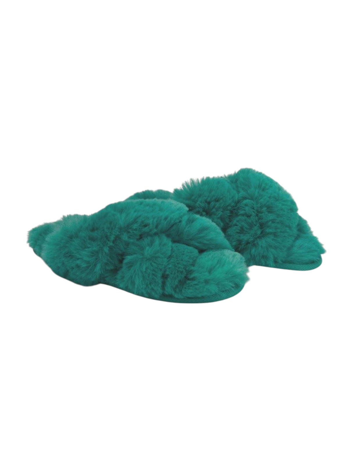 Image for Kids Girl's Faux Fur Slipper,Green