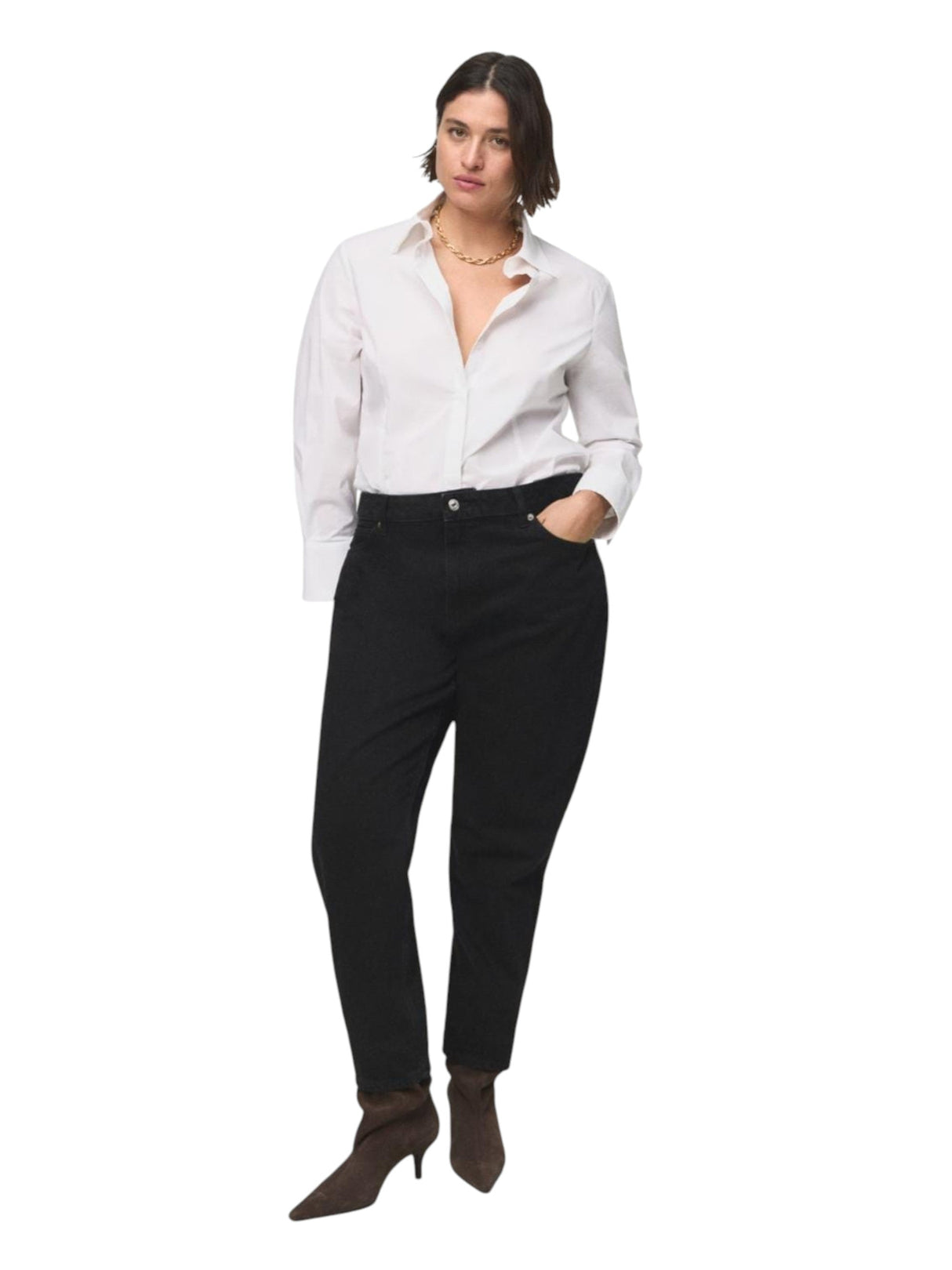 Image for Women's Plain Jeans,Black