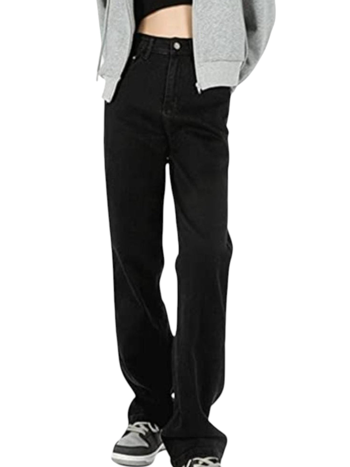 Image for Women's Plain Jeans,Black