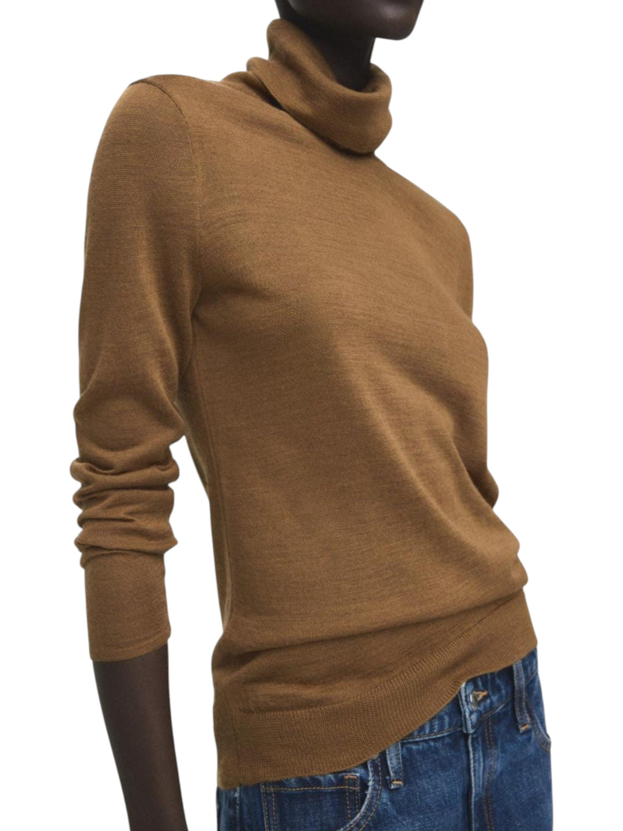 Image for Women's Knitted Sweaters,Brown