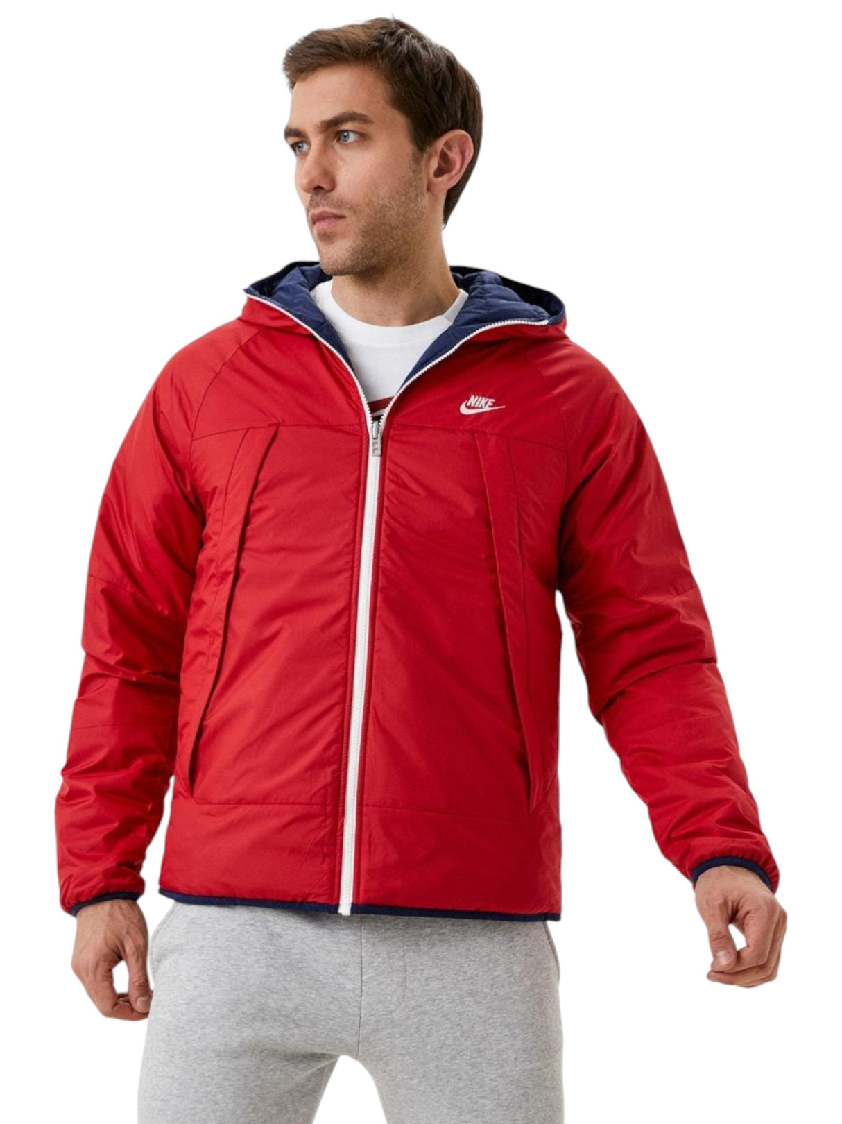 Image for Men's Quilted Jacket,Red
