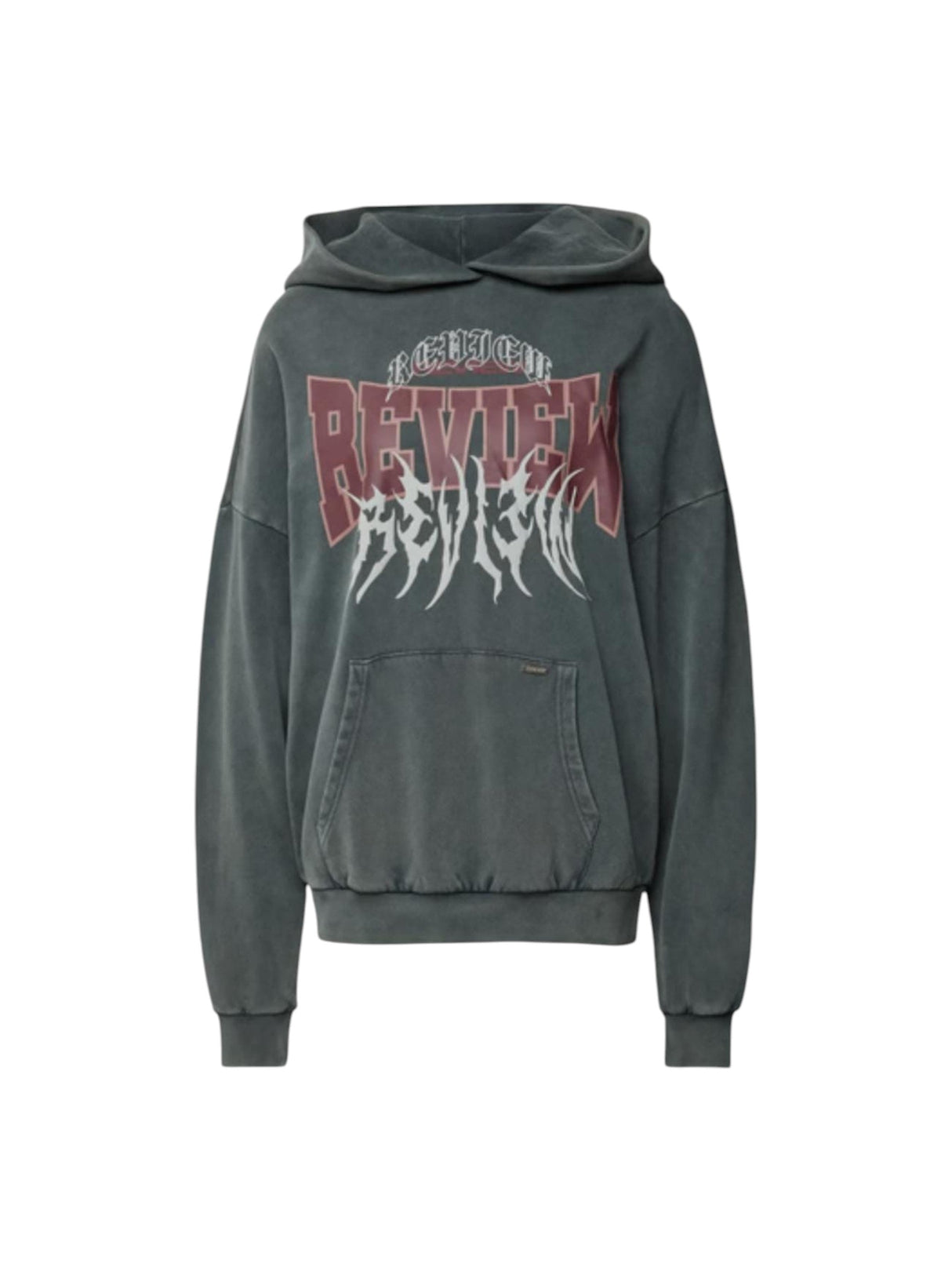 Image for Men's Printed Hoodie,Grey
