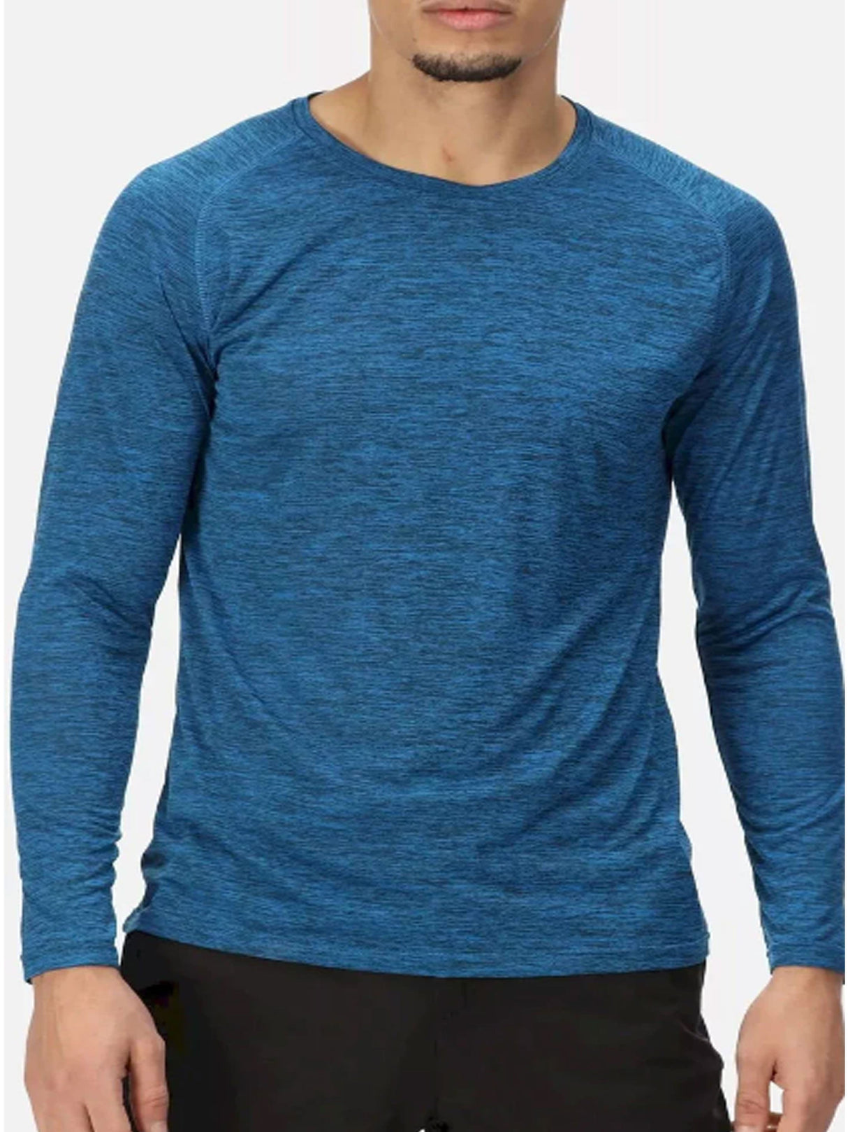 Image for Men's Heather Top,Dusty Blue