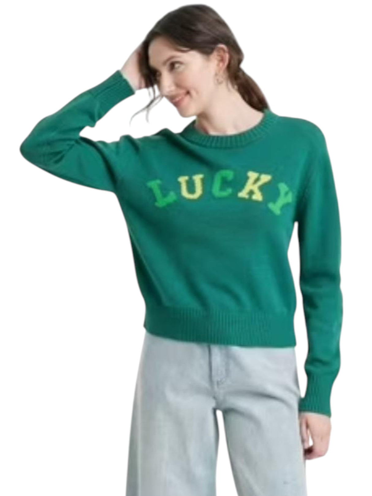 Image for Women's Knitted Sweaters,Olive