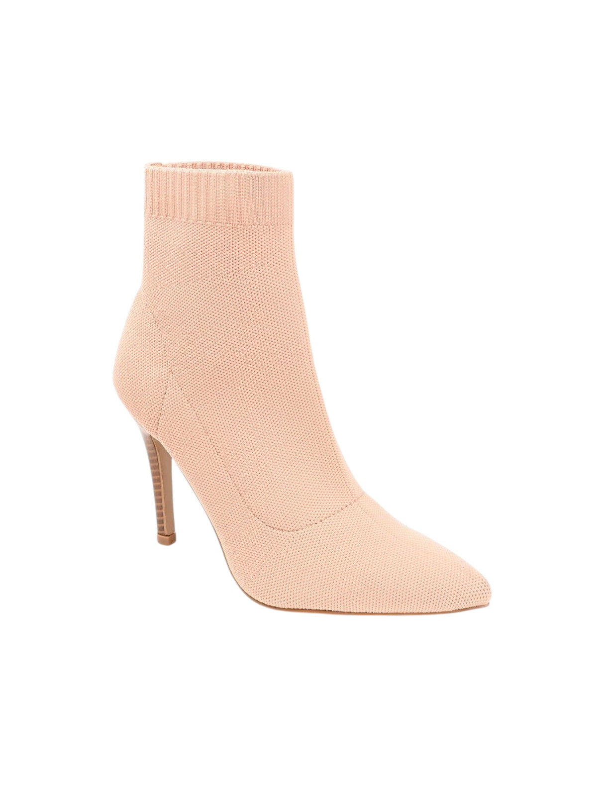 Image for Women's Textured Ankle Boots,Pink