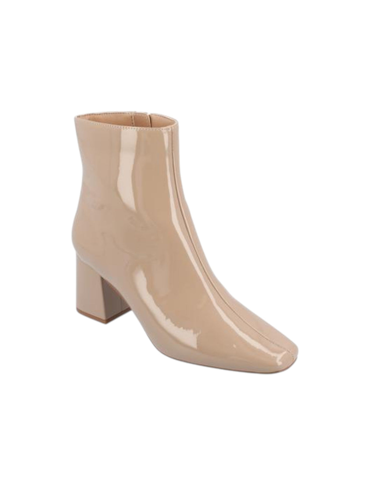 Image for Women's Plain Ankle Boots Heeled,Glow Beige
