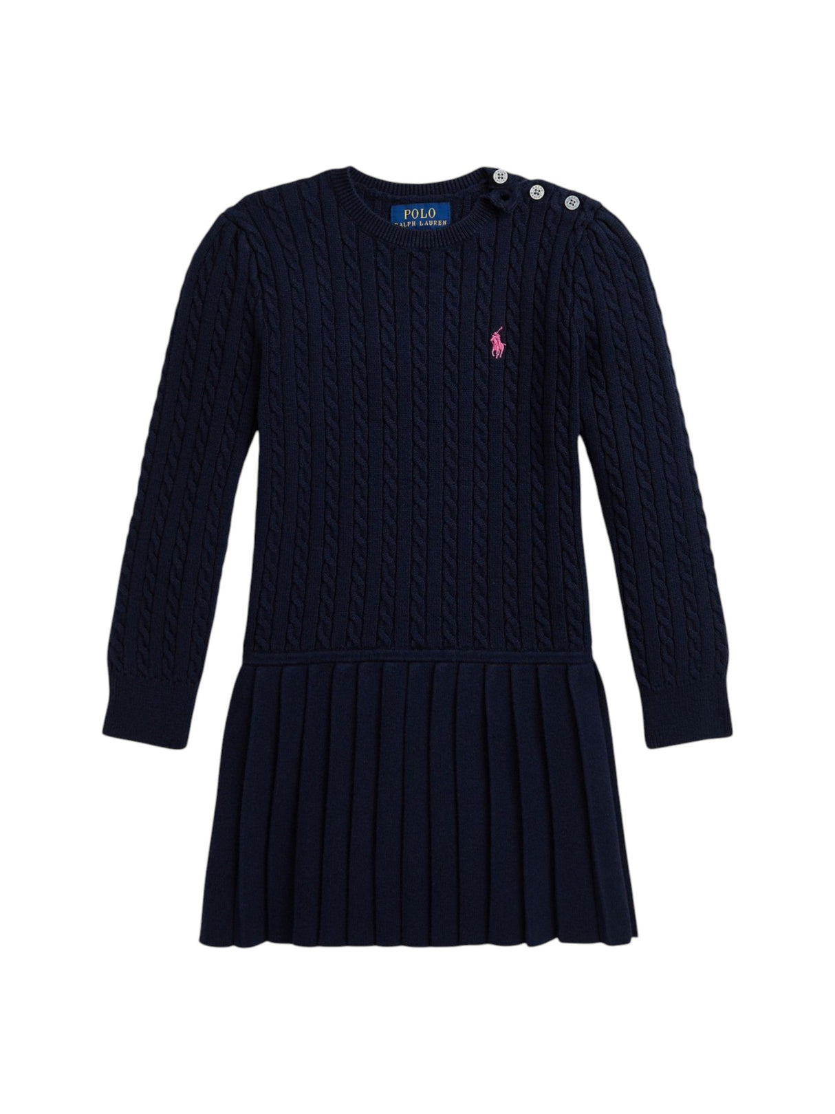 Image for Kids Girl's Knitted Dress,Navy