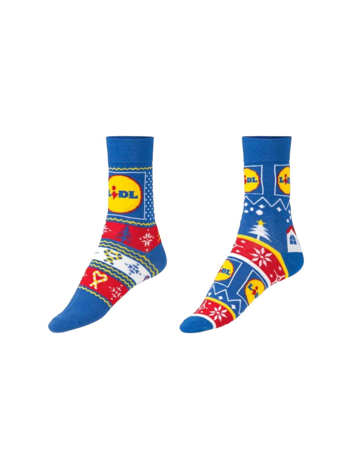 Image for Women's Graphic Knitted Socks,Blue
