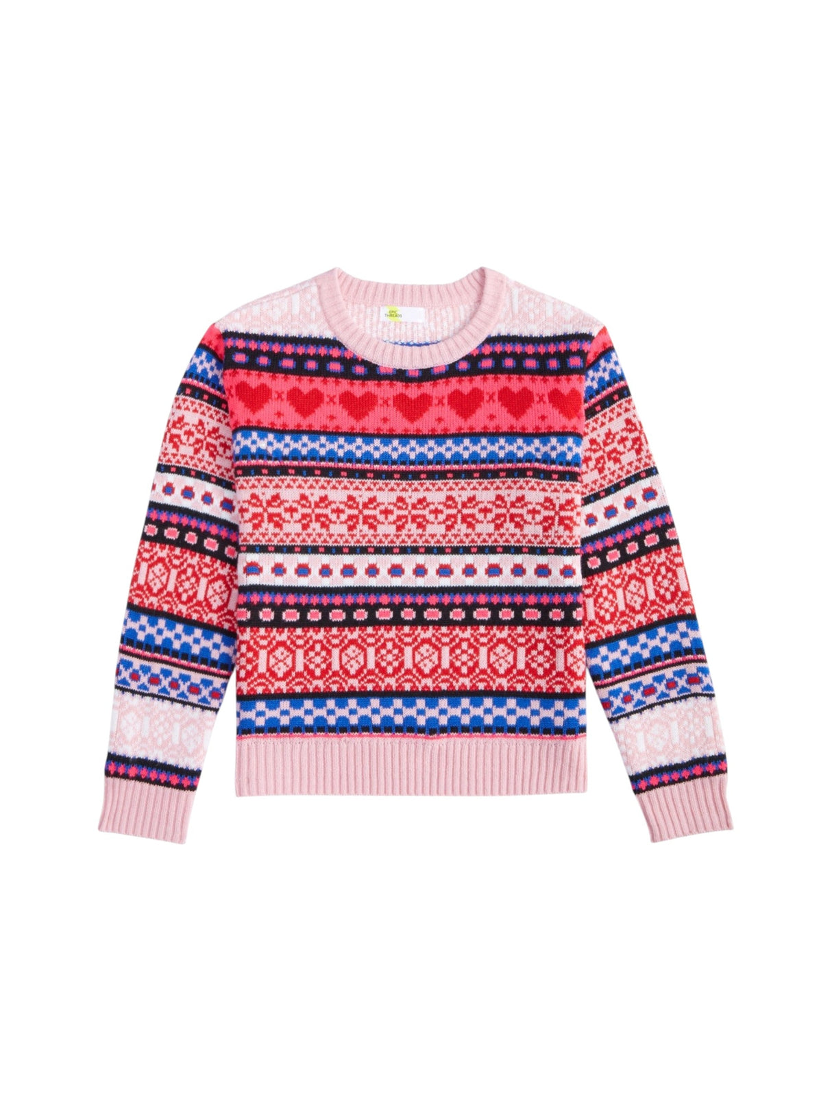 Image for Kids Girl's Graphic Knitted Sweaters,Multi