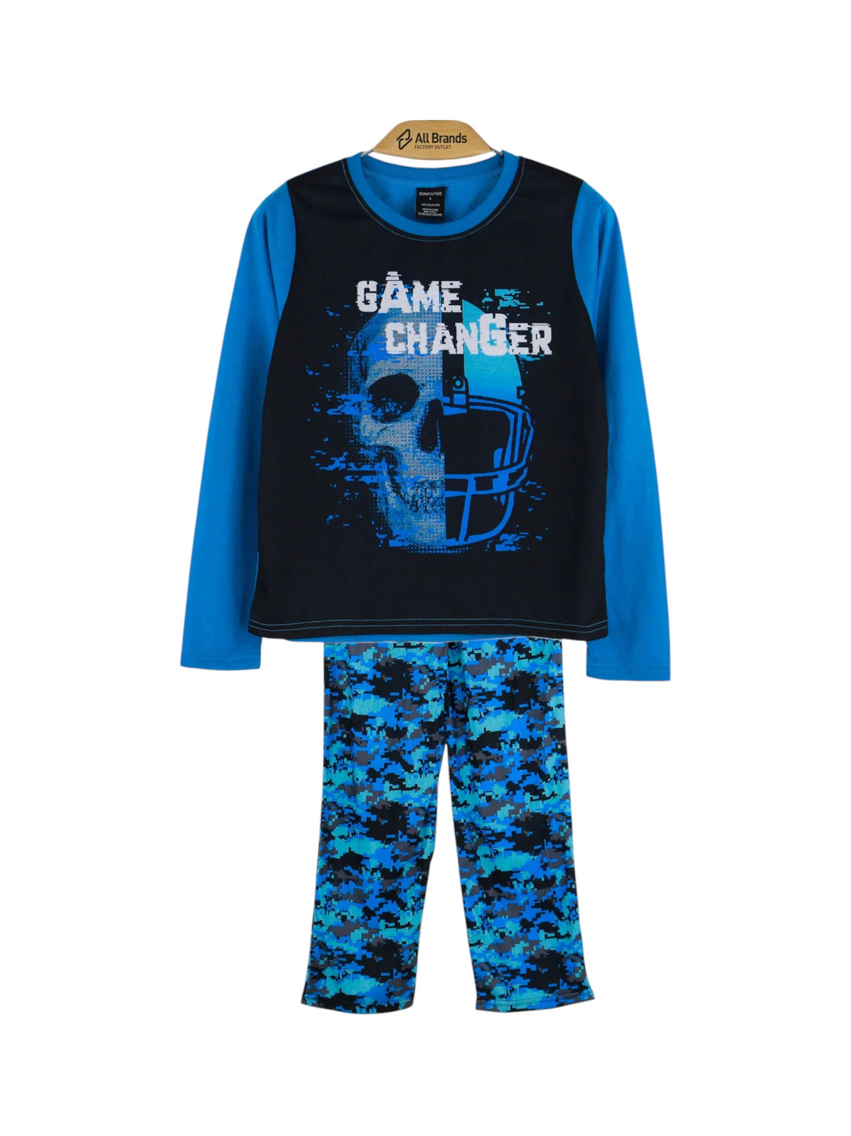 Image for Kids Boy's Printed Pajama Set,Blue