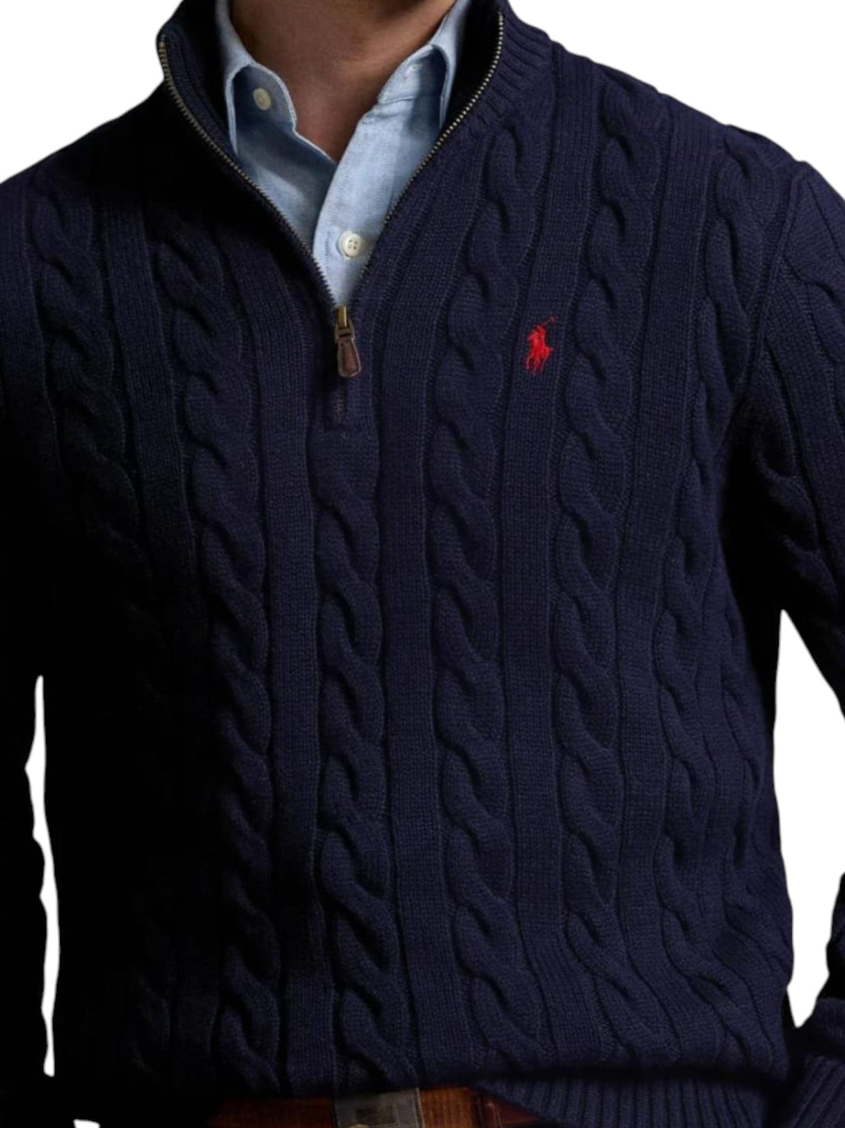 Image for Men's Knitted Sweaters,Navy