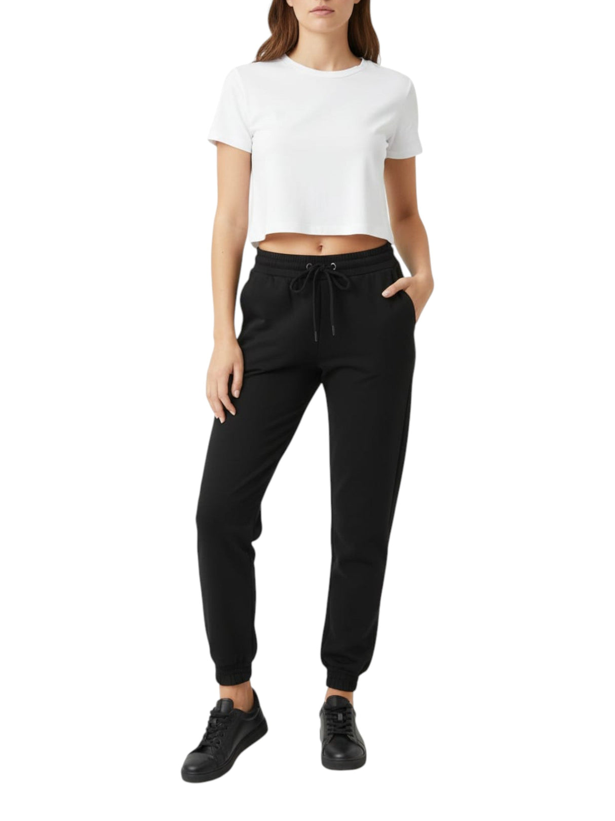 Image for Women's Plain Sport Pant,Black