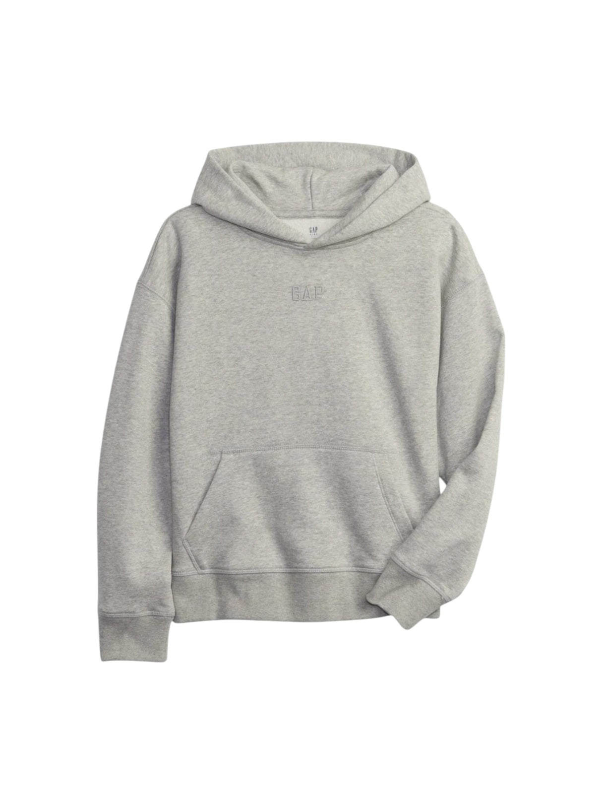 Image for Kids Girl's Plain Hoodie,Grey