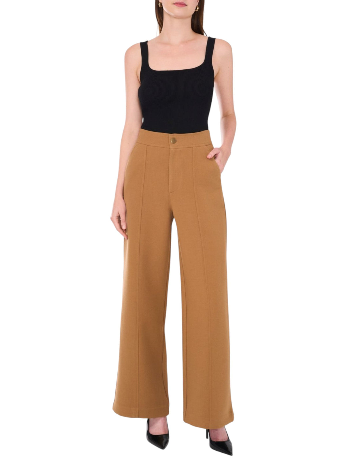 Image for Women's Textured Pant,Brown