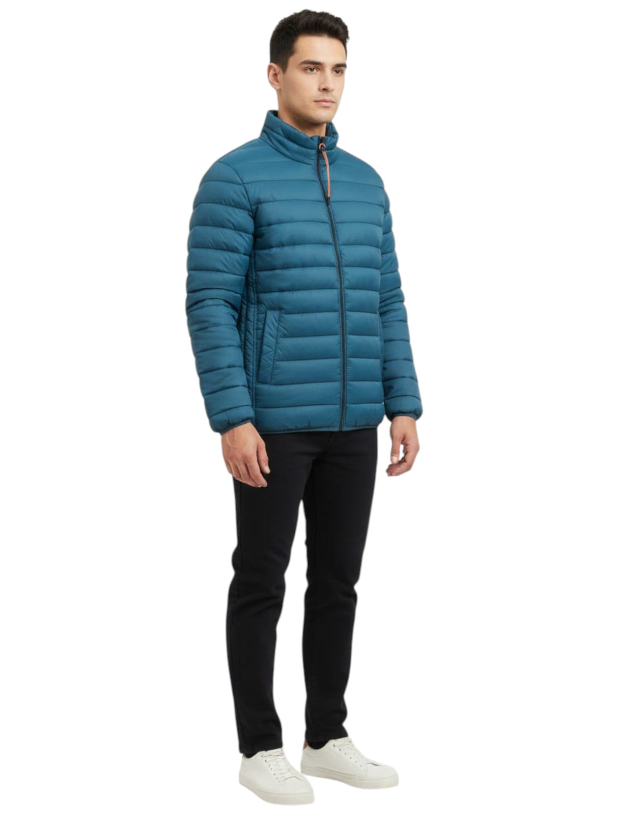 Image for Men's Quilted Jacket,Navy