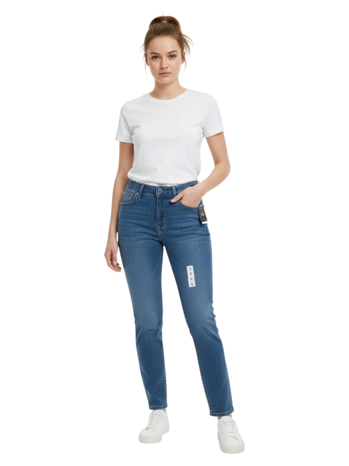 Image for Women's Plain Jeans,Blue