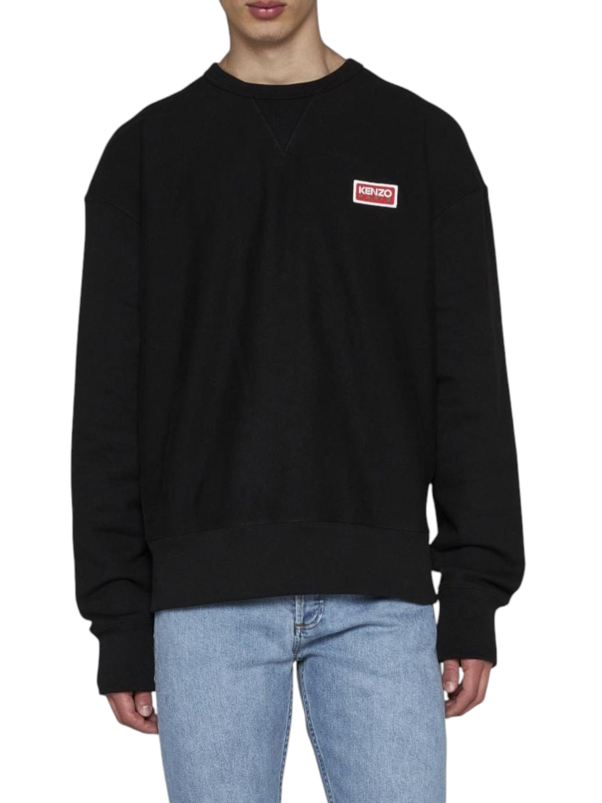 Image for Men's Back Printed Sweaters,Black