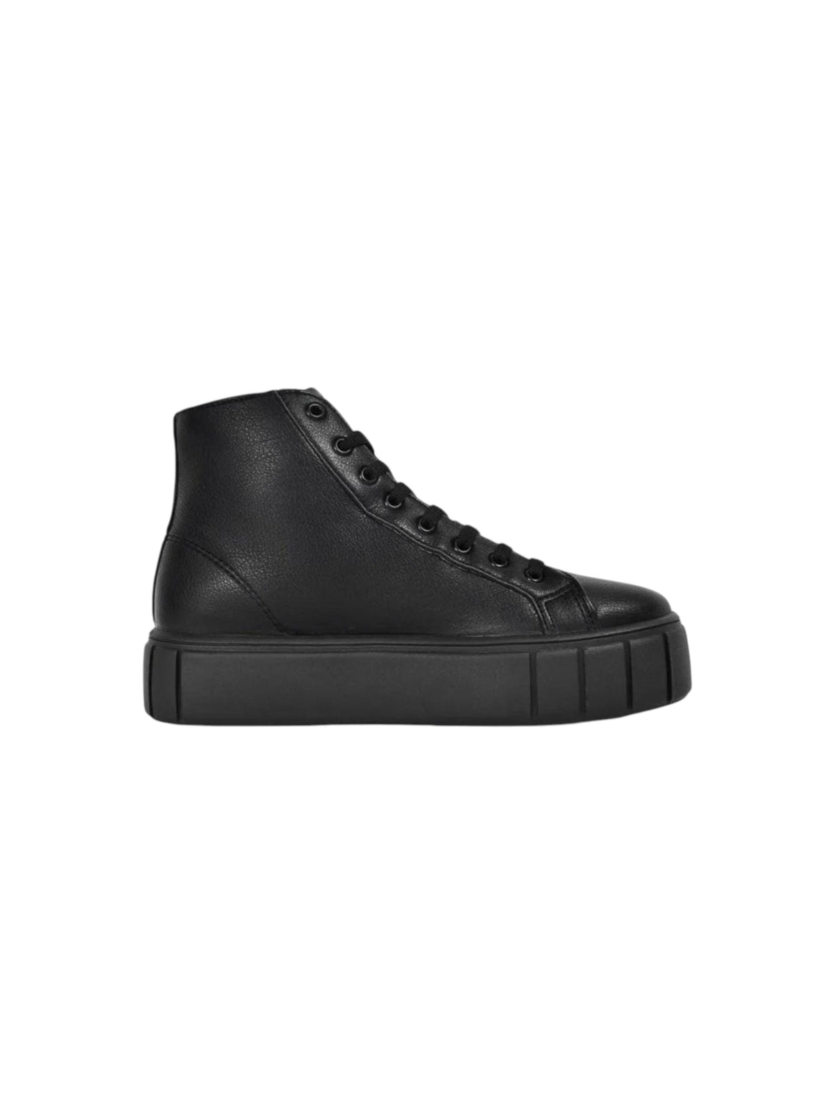 Image for Women's Plain High Top Shoes,Black